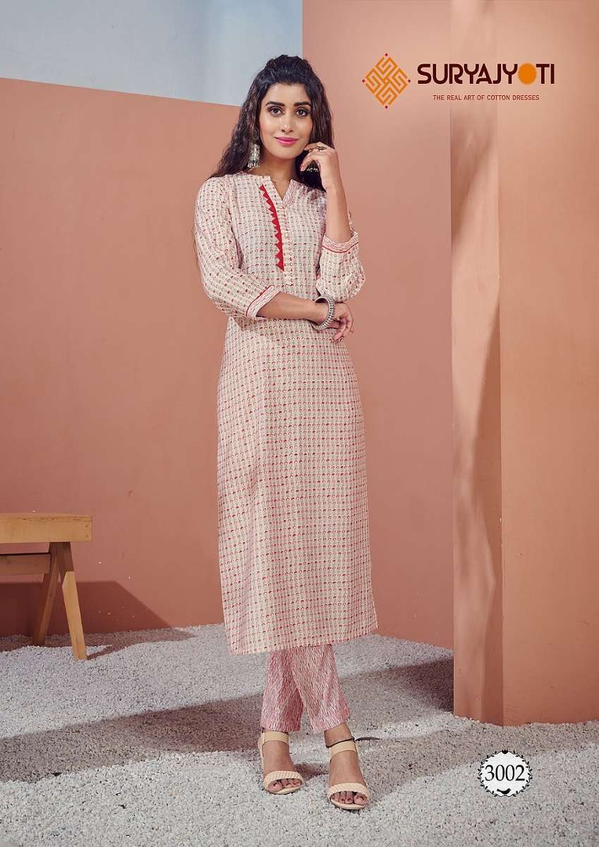 Suryajyoti Krisha Vol-3 – Kurti With Pant Wholesale catalog