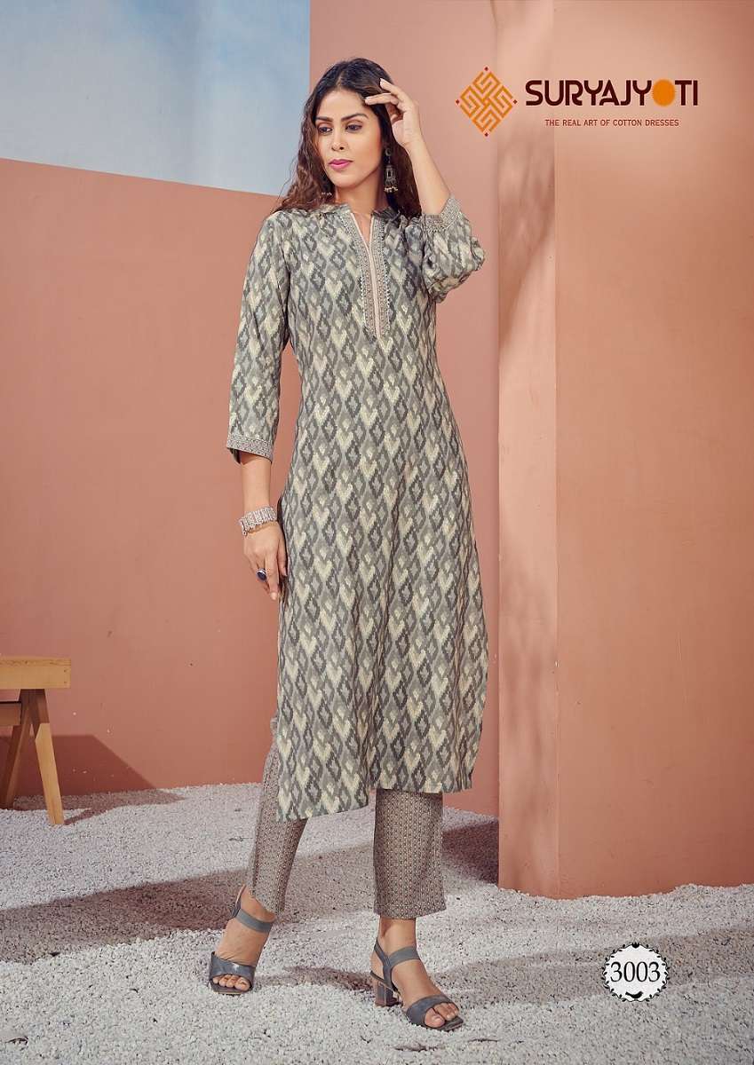 Suryajyoti Krisha Vol-3 – Kurti With Pant Wholesale catalog