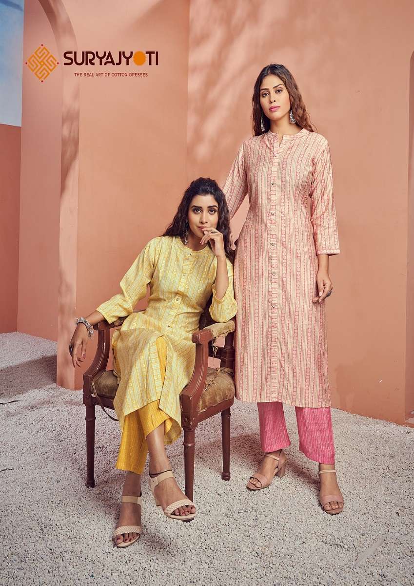 Suryajyoti Krisha Vol-3 – Kurti With Pant Wholesale catalog