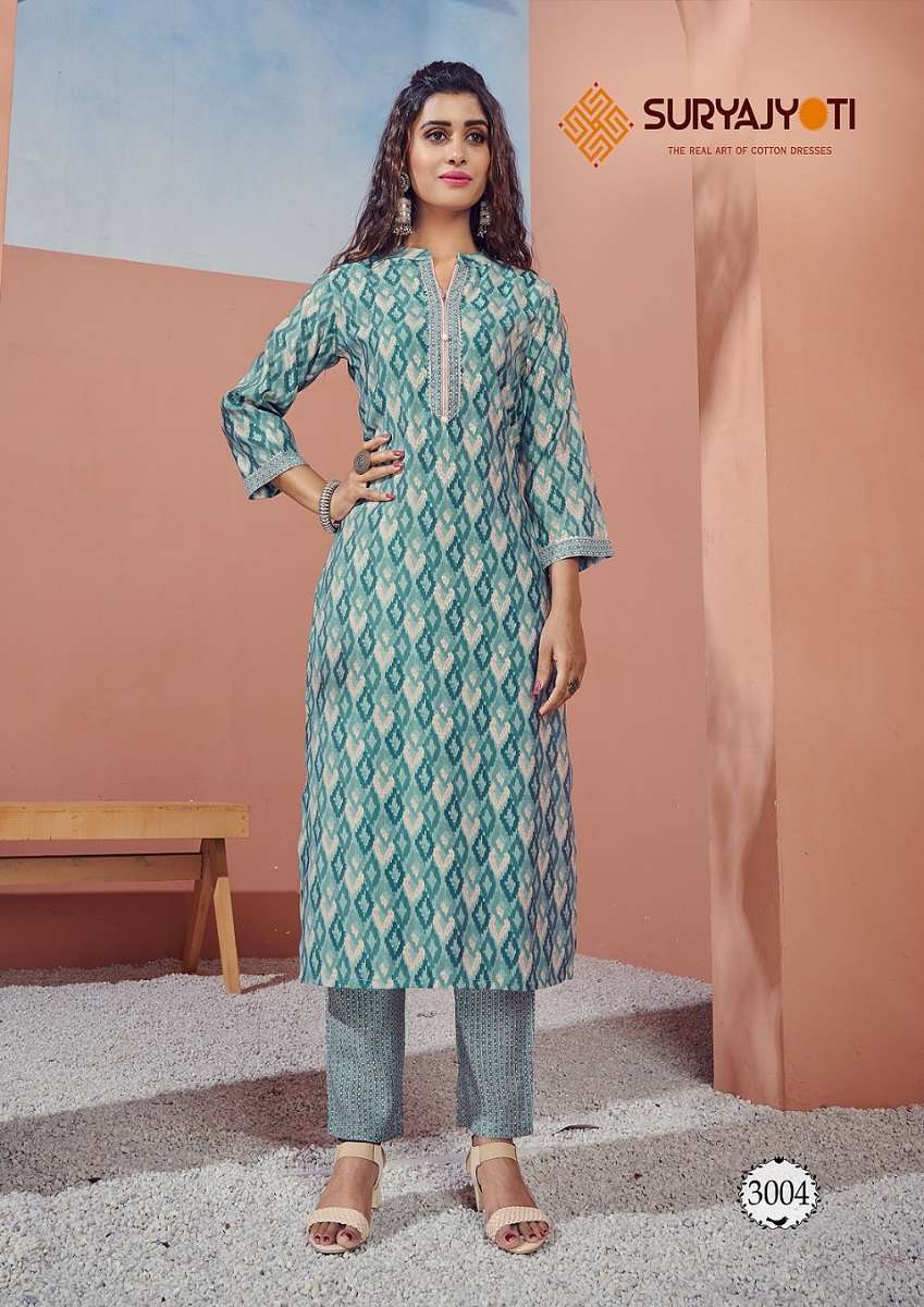 Suryajyoti Krisha Vol-3 – Kurti With Pant Wholesale catalog