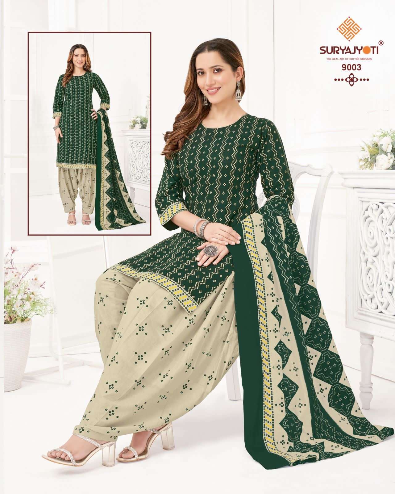  SURYAJYOTI TRENDY PATIYALA VOL-9 – DRESS MATERIAL Wholesale catalog