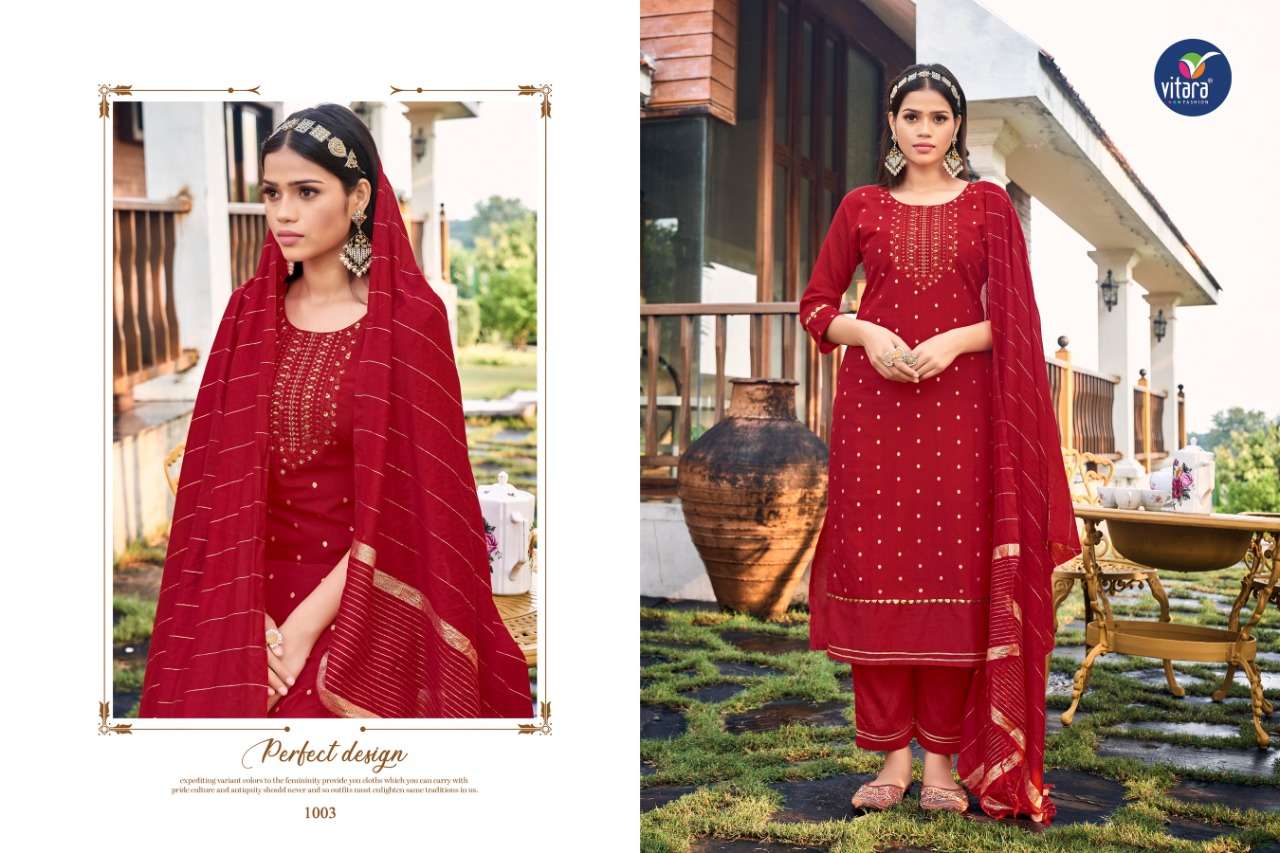 vitara fashion CEREMONY Kurti Wholesale catalog