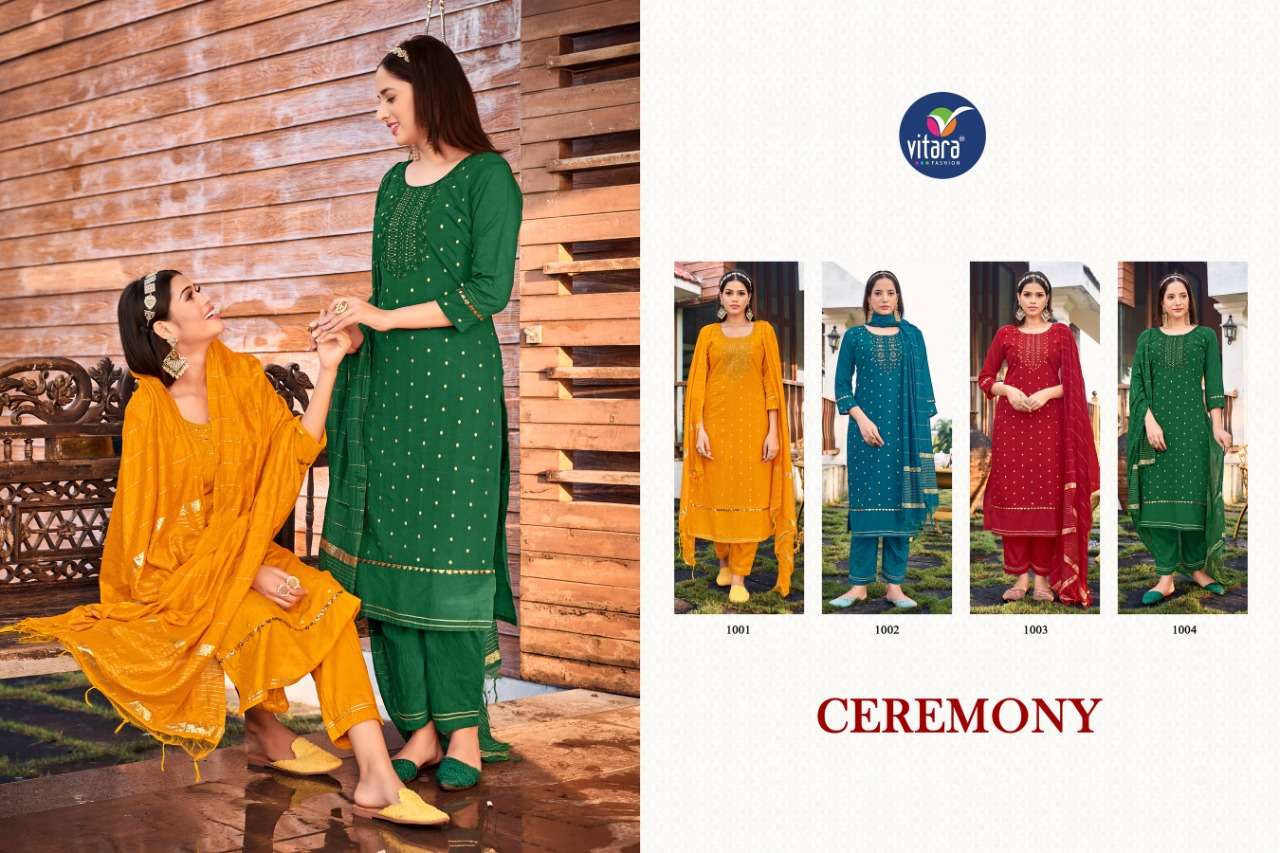 vitara fashion CEREMONY Kurti Wholesale catalog