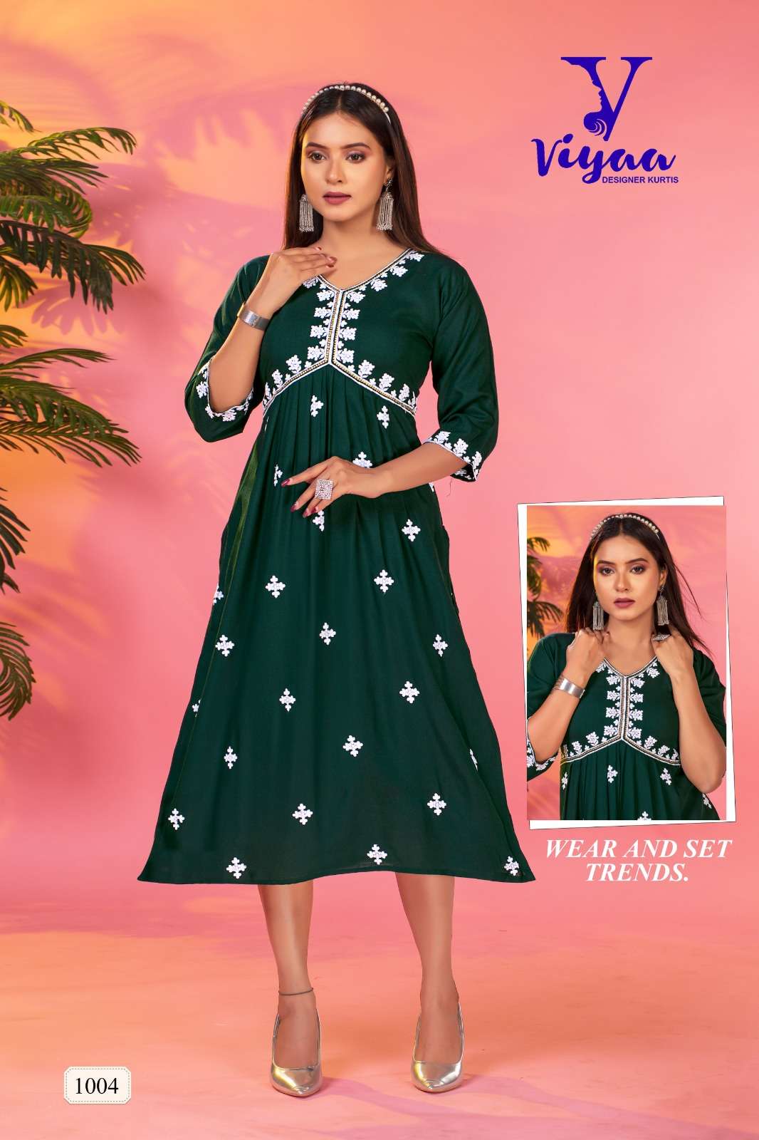 VIYAA DESIGNER FUSION Kurti Wholesale catalog