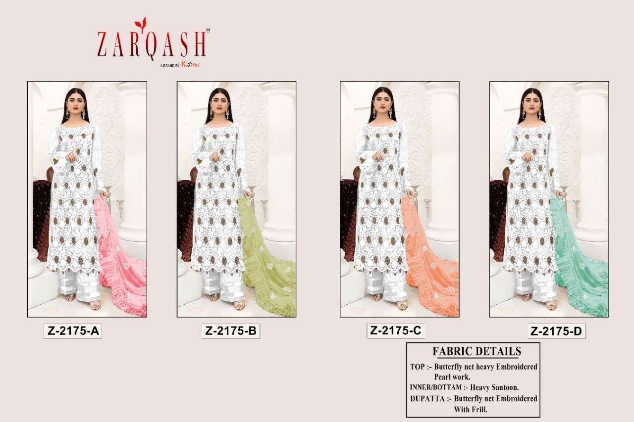 Zarqash Z 2175 Exclusive Pakistani Suit Wholesale catalog
