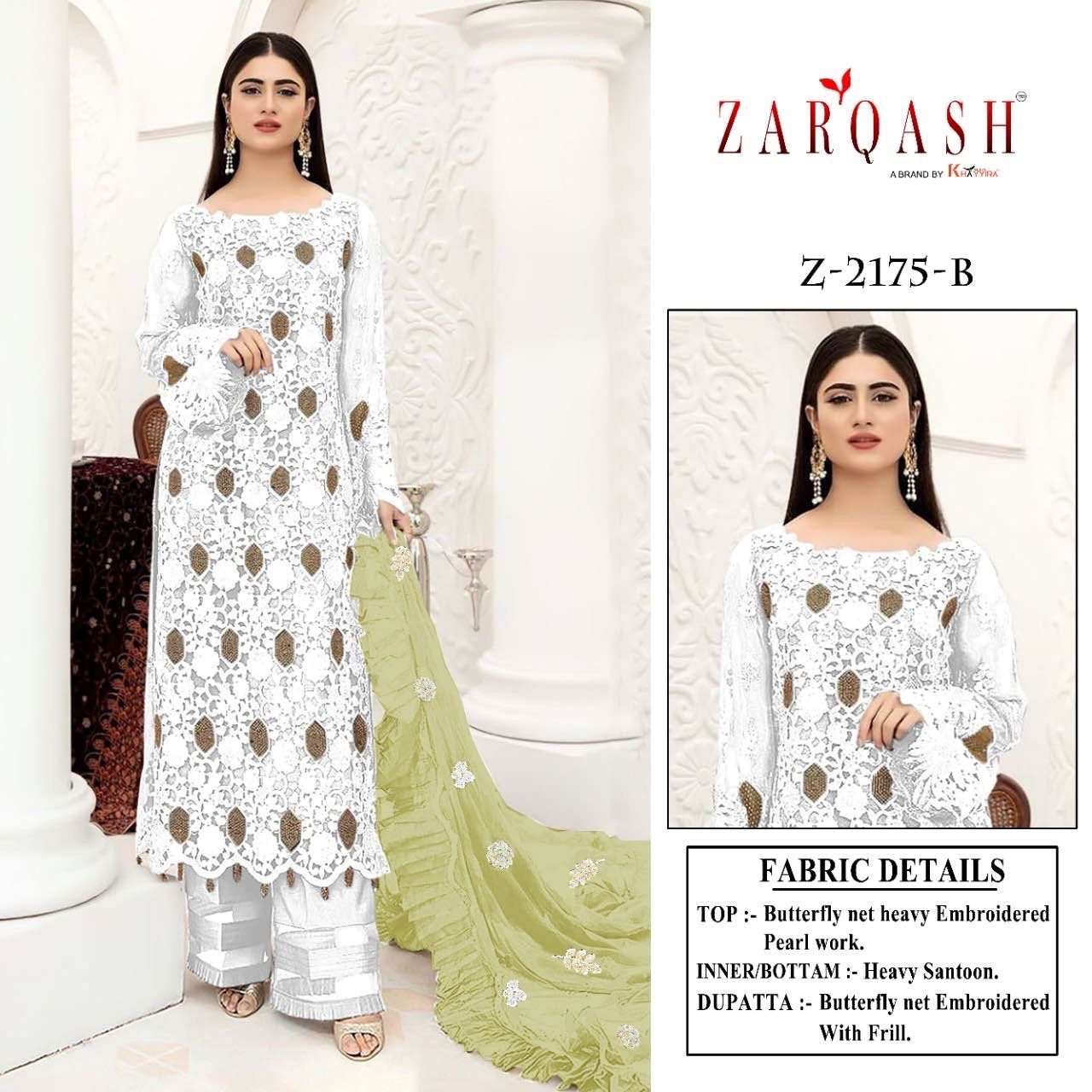 Zarqash Z 2175 Exclusive Pakistani Suit Wholesale catalog