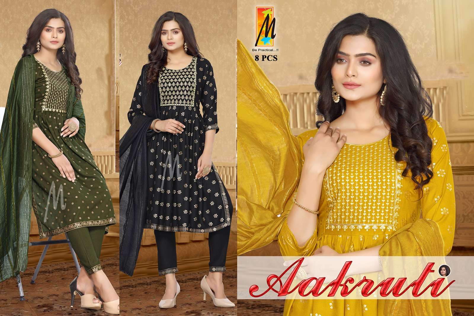Aakruti  Reyon NYRA cut Kurti Wholesale catalog