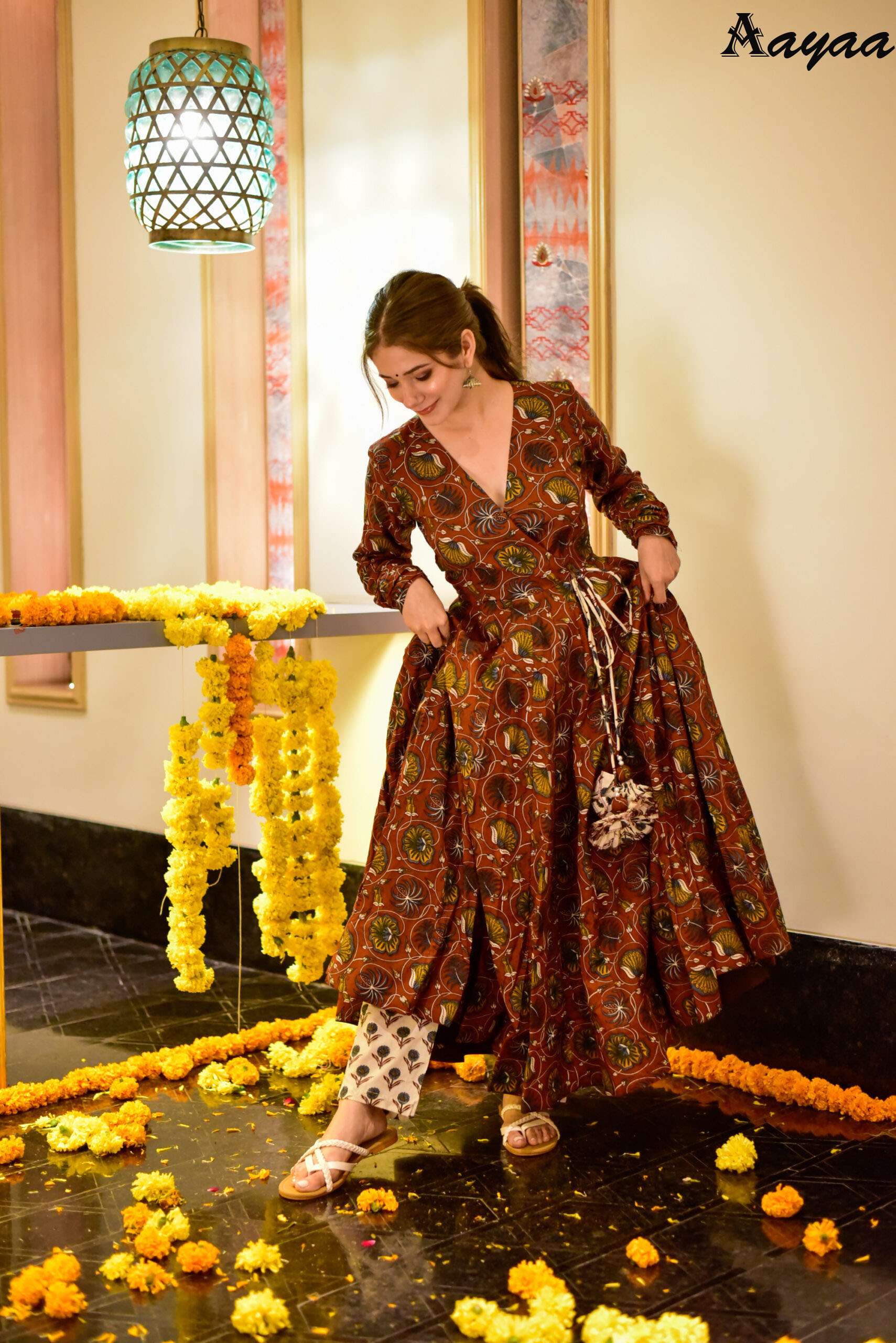Aayaa vol 6 - kurti - pant  - Wholesale catalog