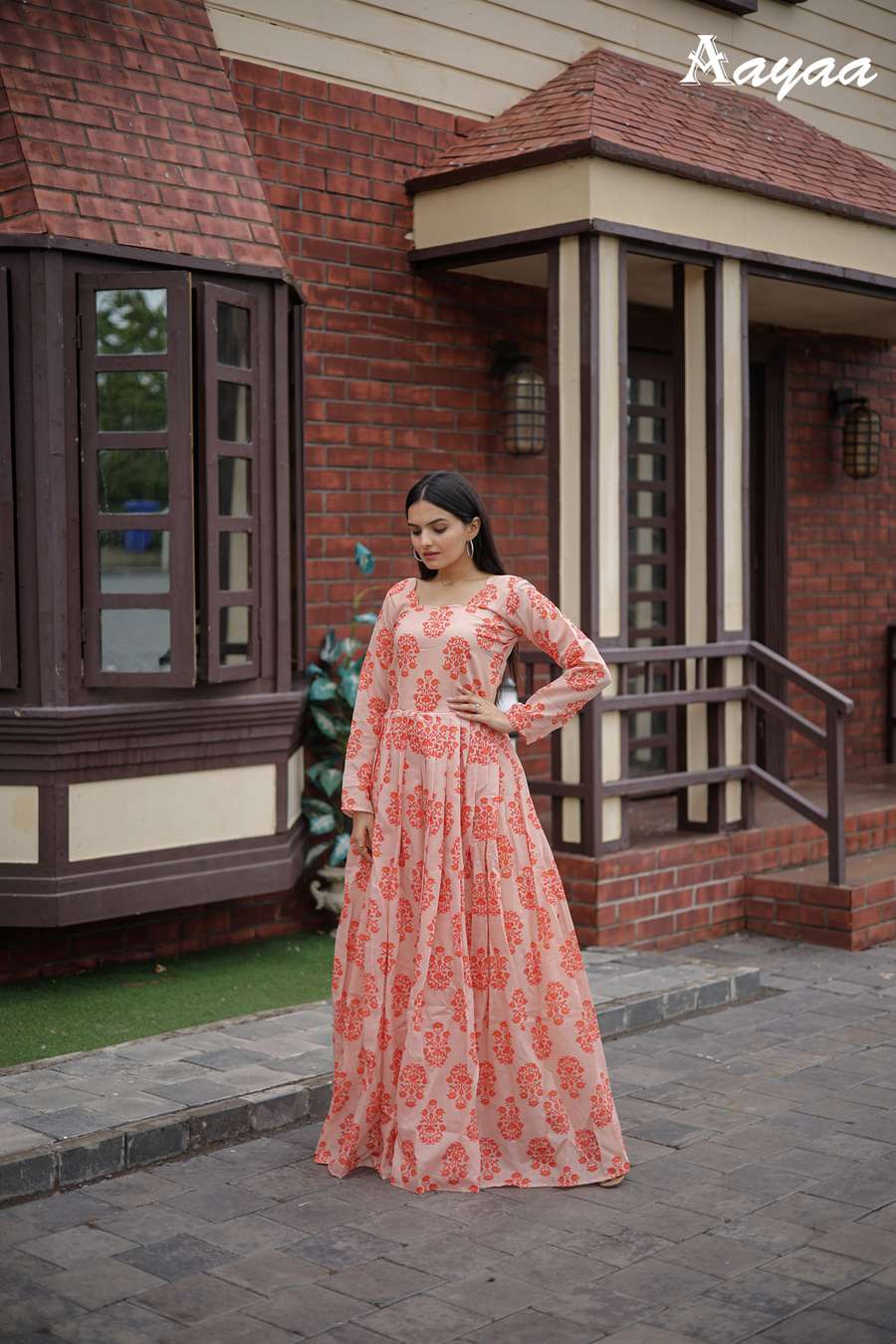 Aayaa vol 9 - Gown  Kurti Wholesale catalog