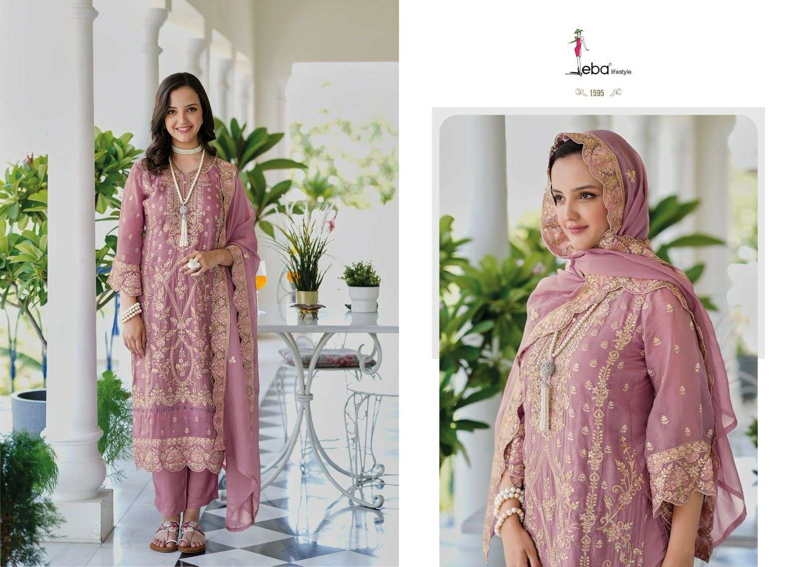 Anaya Soft organza emboidery work Salwar Kameez Wholesale catalog