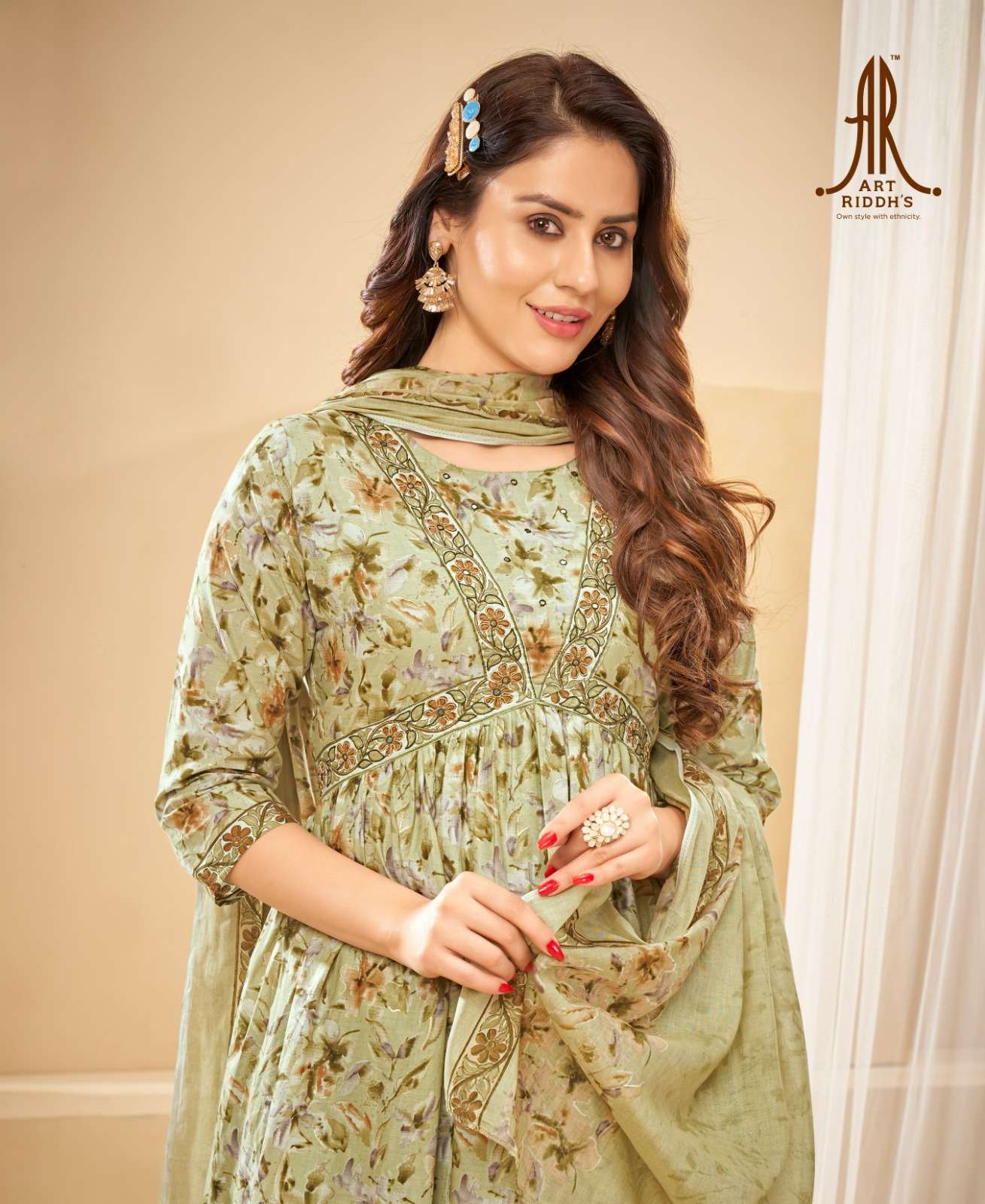 Art Ridh kk 11051 Nayra cut Kurti Wholesale catalog