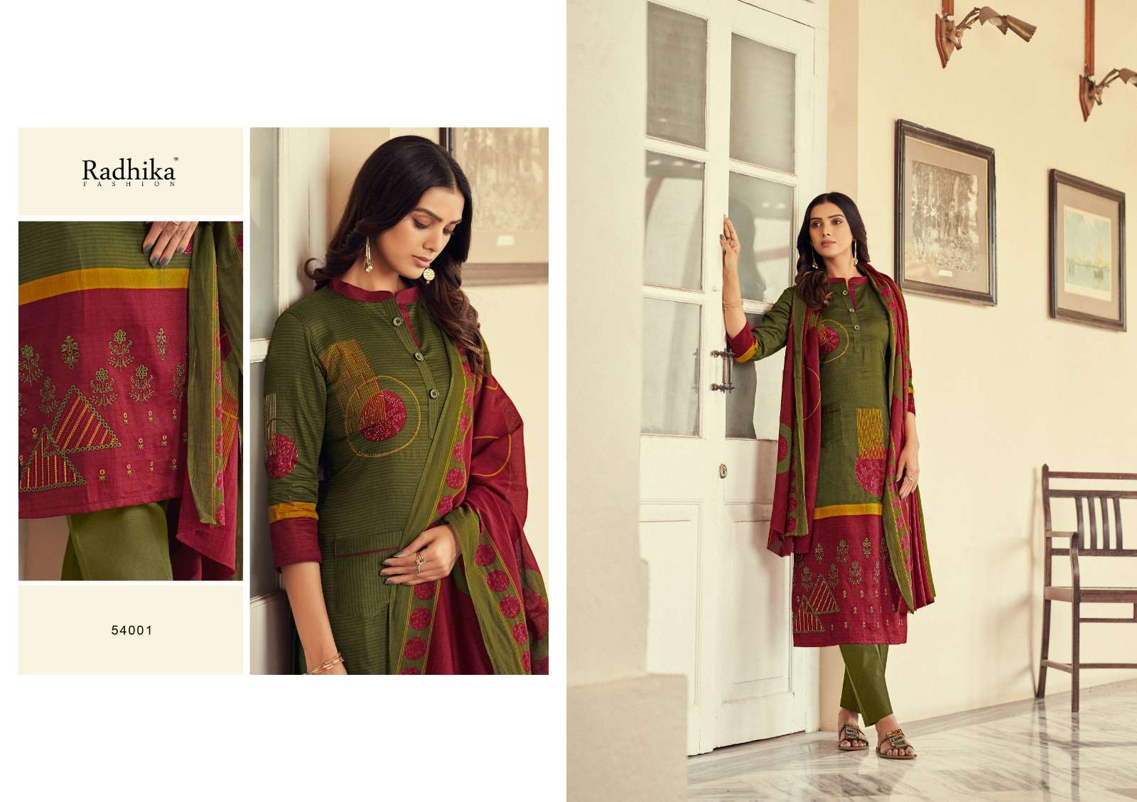 Azara MARIA cotton Dress Materials Wholesale catalog
