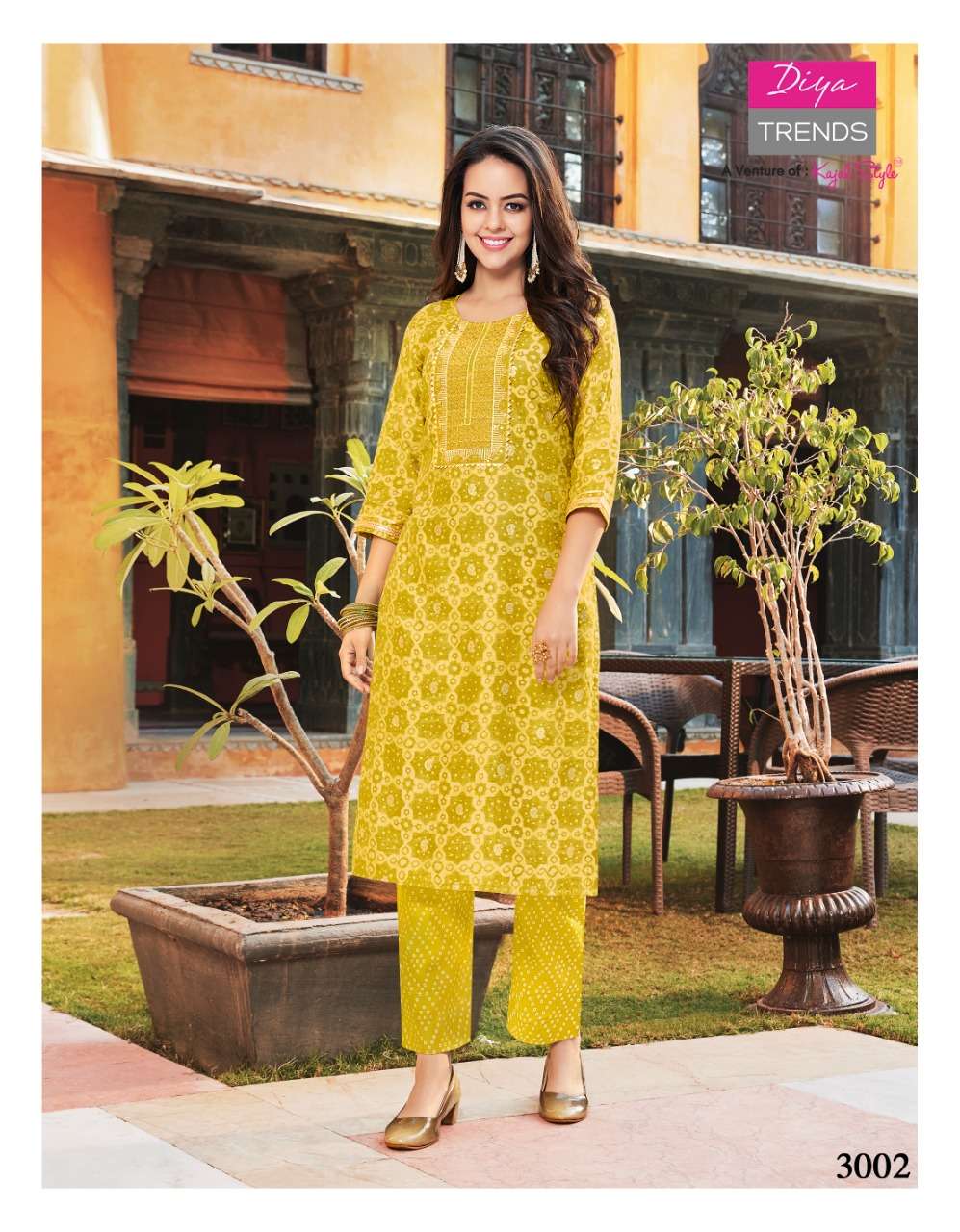 DIYA TRENDS GOLDY VOL-3 KURTI WHOLESALE CATALOG