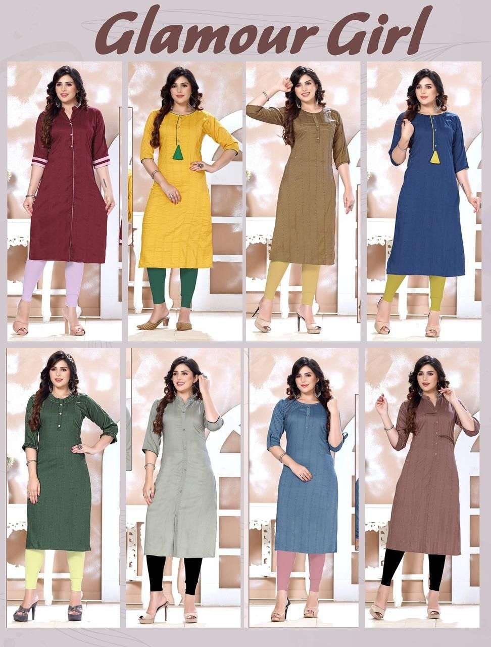 GLAMOUR GIRL Vol.1 Kurti Wholesale catalog