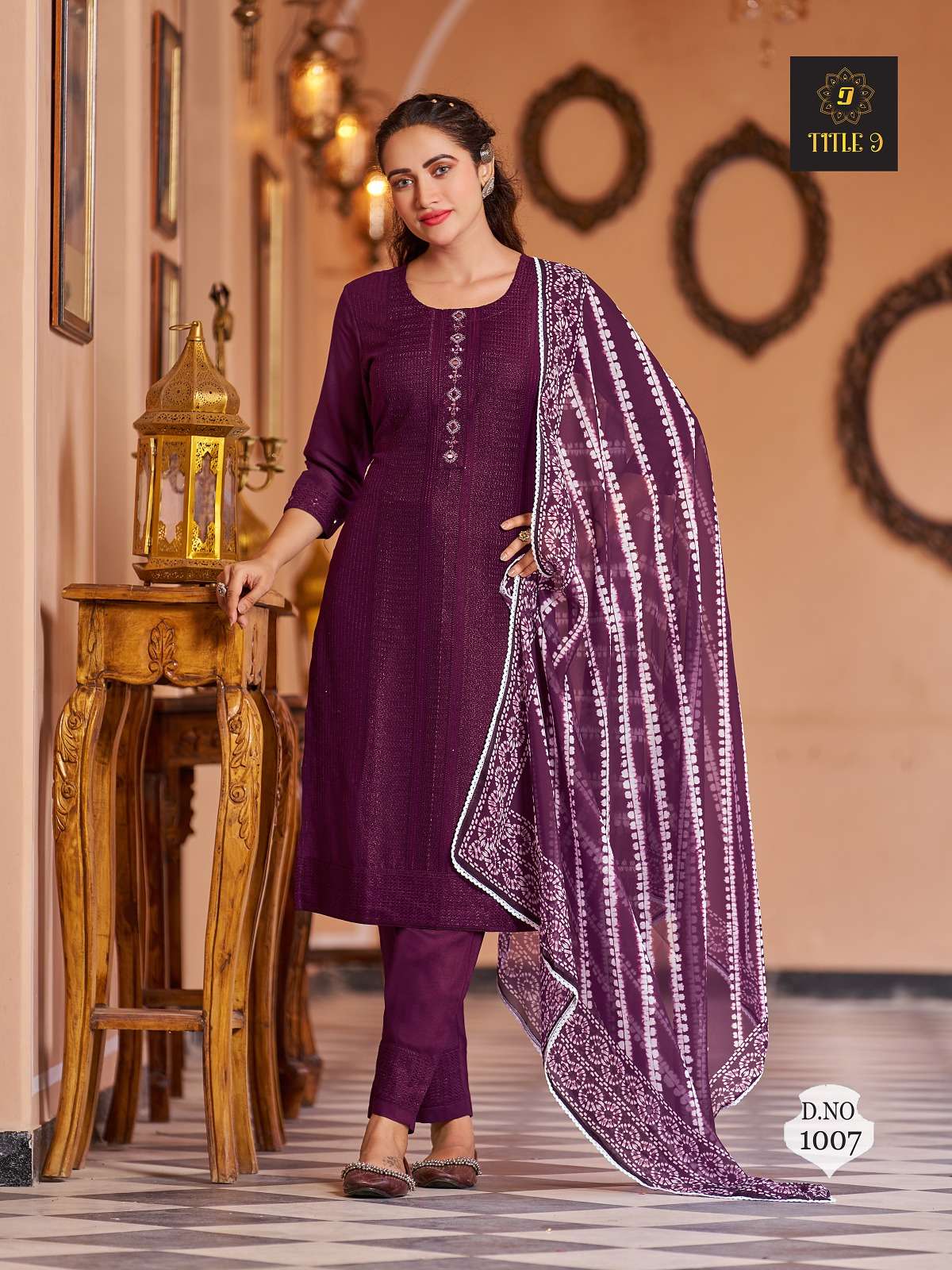 INAYA Rasian Silk Kurti with Pants & Dupatta Wholesale catalog