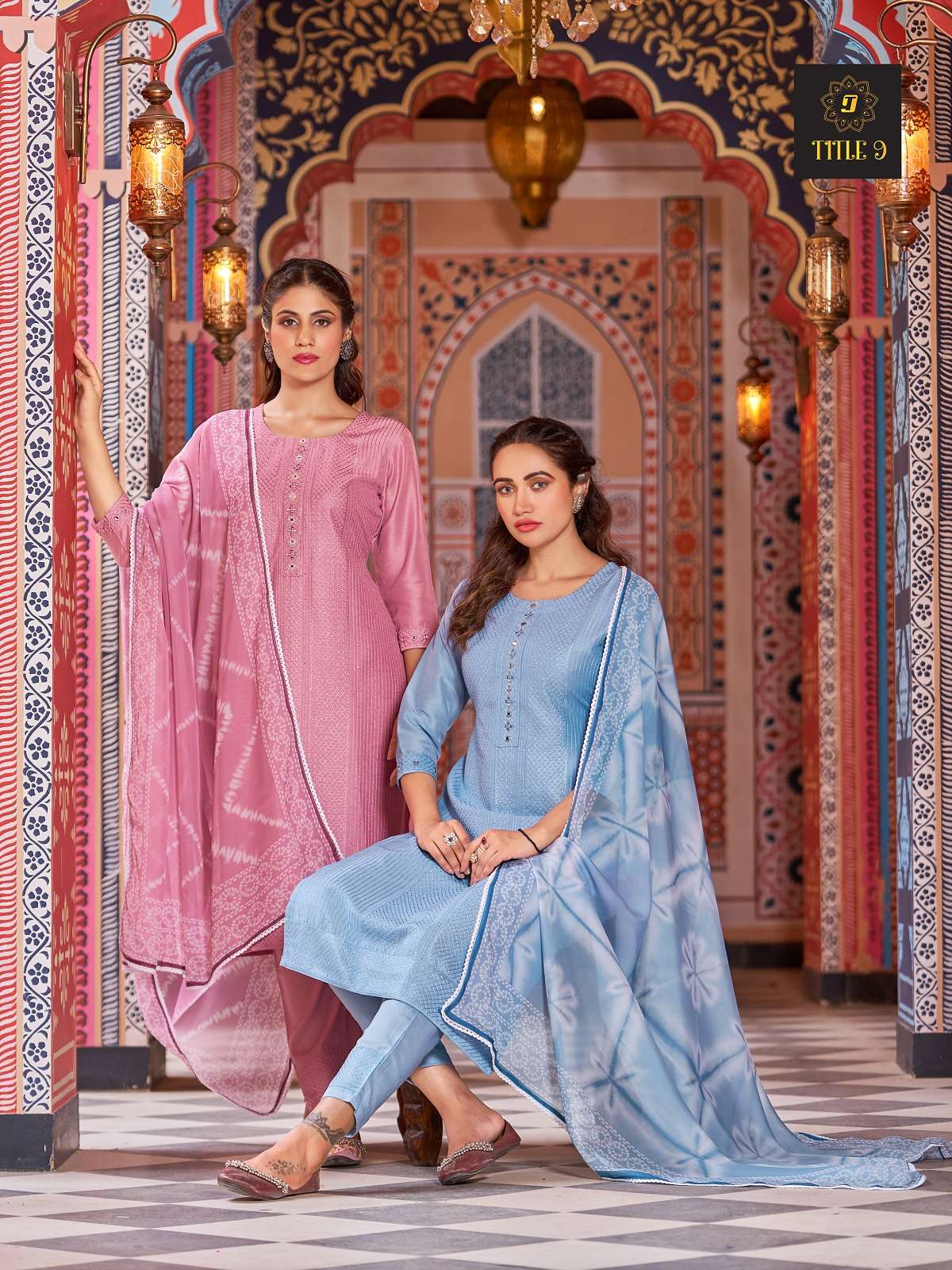INAYA Rasian Silk Kurti with Pants & Dupatta Wholesale catalog