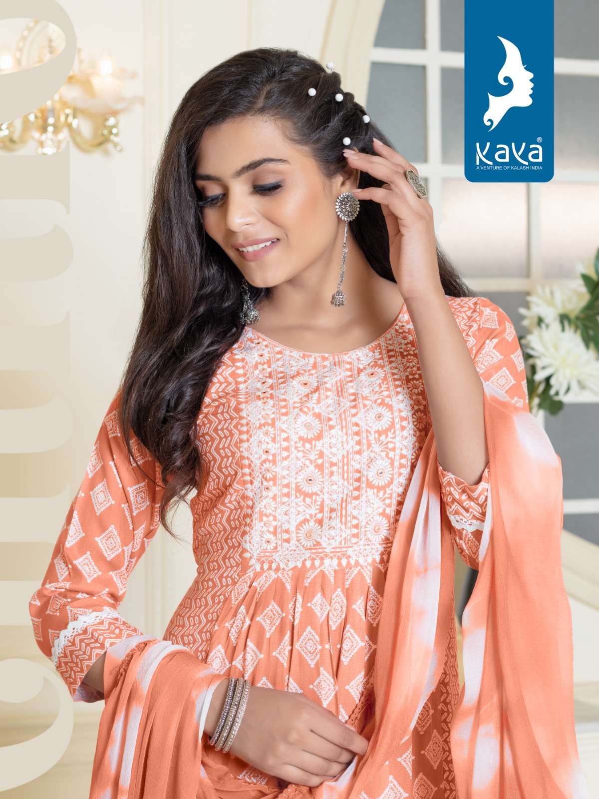 KAYA LEKHA RAYON PRINT KURTI Wholesale catalog