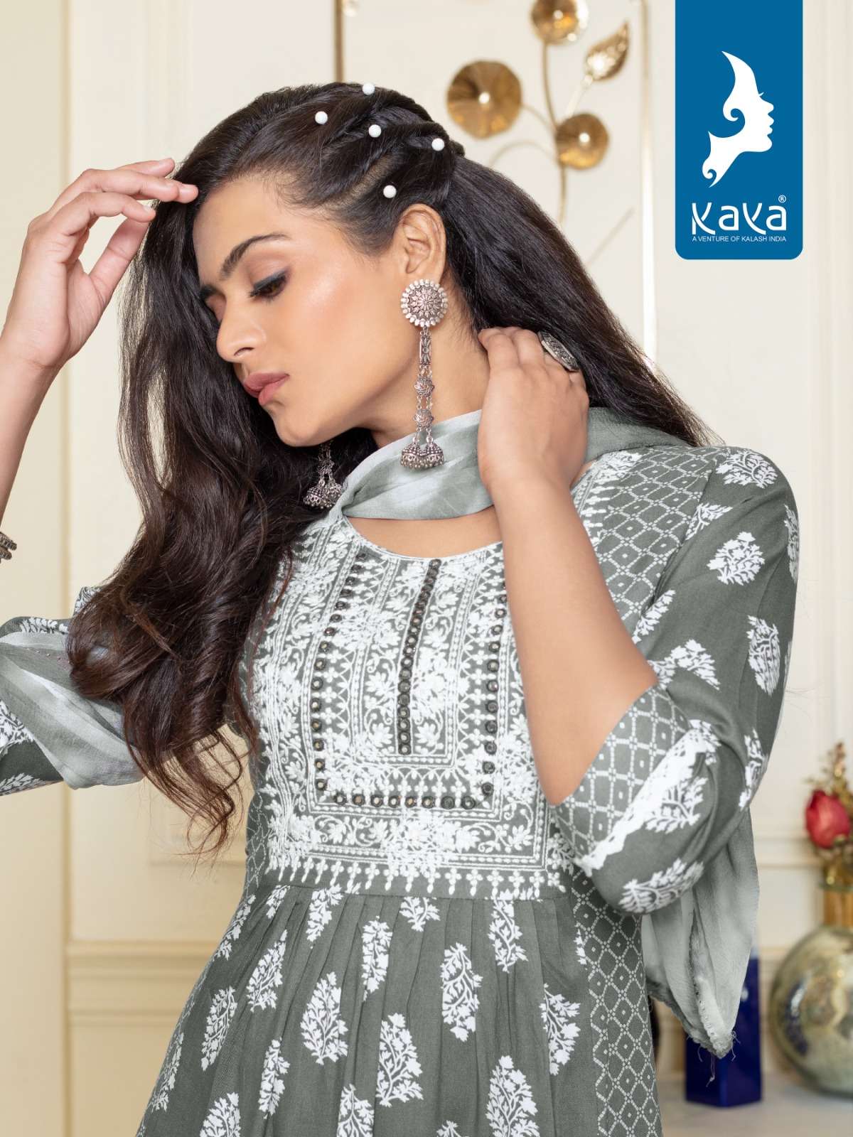 KAYA LEKHA RAYON PRINT KURTI Wholesale catalog