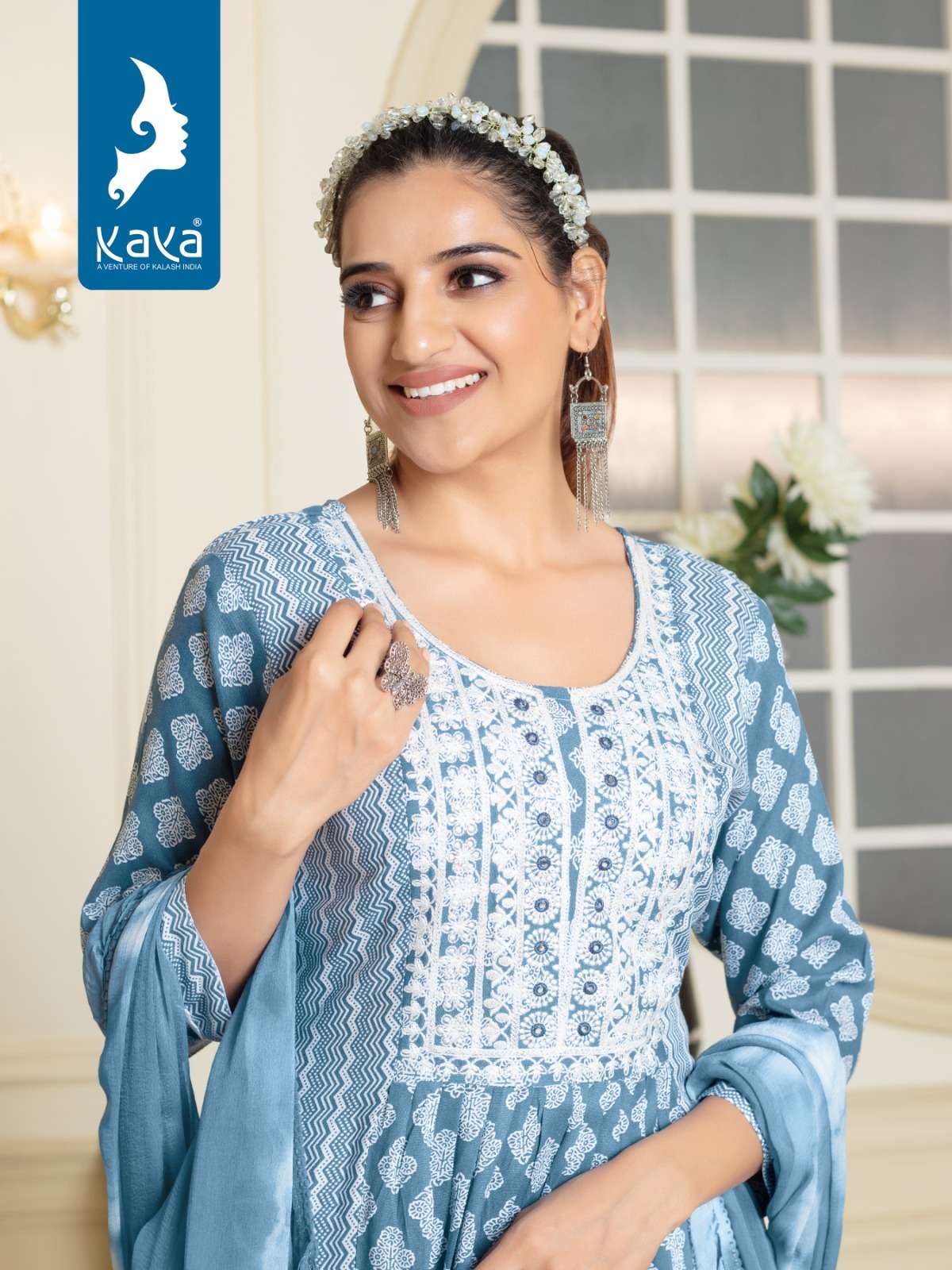 KAYA LEKHA RAYON PRINT KURTI Wholesale catalog