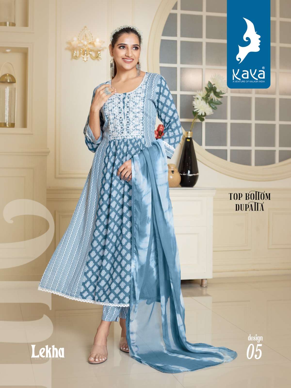 KAYA LEKHA RAYON PRINT KURTI Wholesale catalog