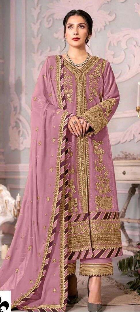 KF - 150 Embroidery Work Pakistani Suites Wholesale catalog 