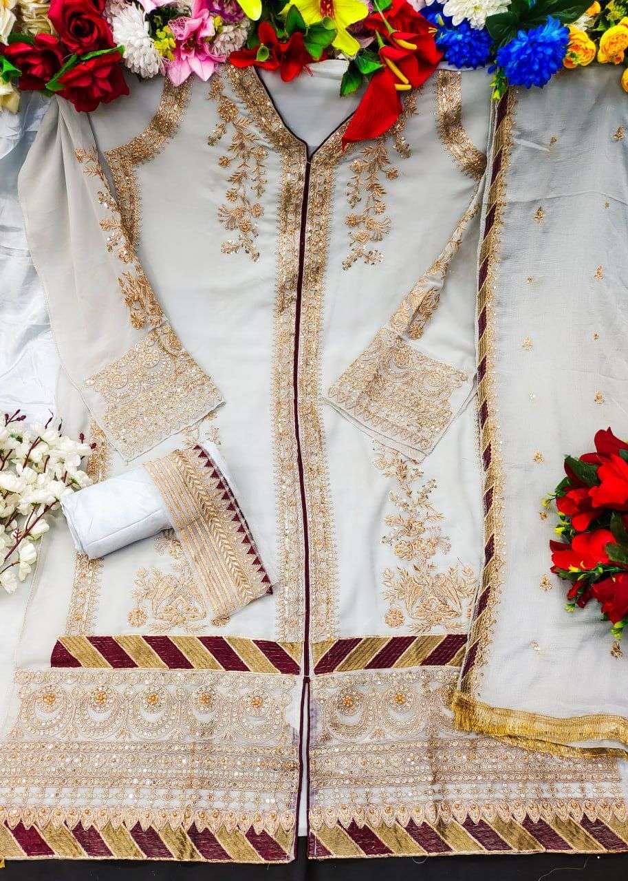 KF - 150 Embroidery Work Pakistani Suites Wholesale catalog 