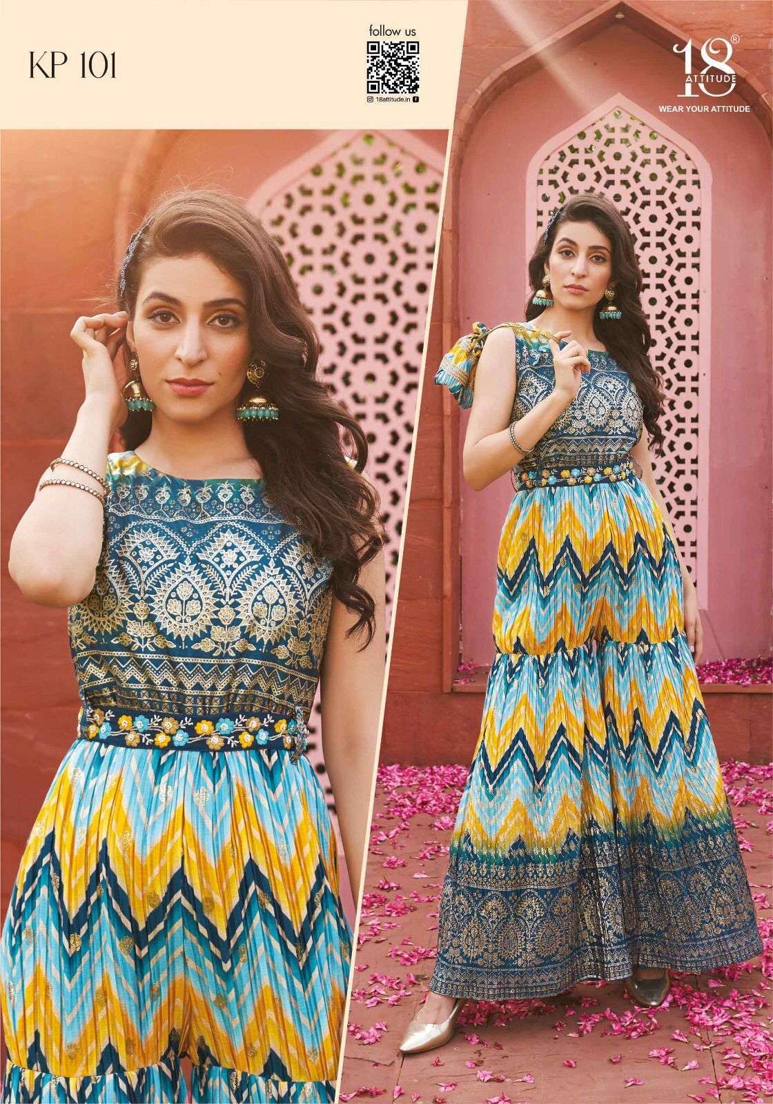 KITTY-PARTY INDO-WESTERN JUMPSUITS KURTI WHOLESALE CATALOG