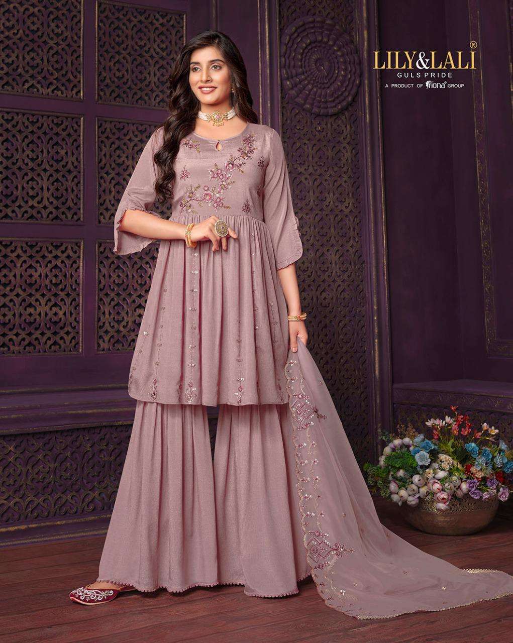Lily Lali Eminent Vol 2 Readymade Sharara Dress Wholesale catalog