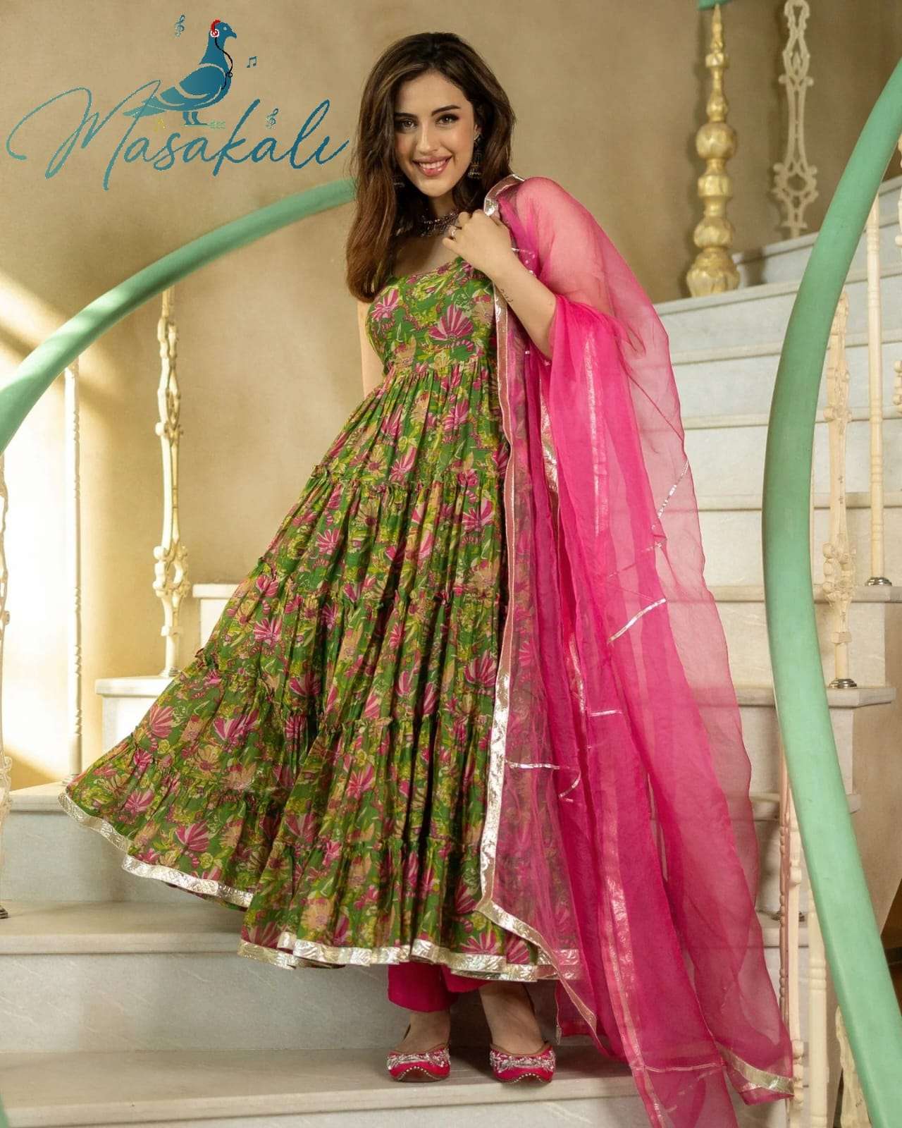 MASAKALI VOL 01  Gown Kurti Wholesale catalog