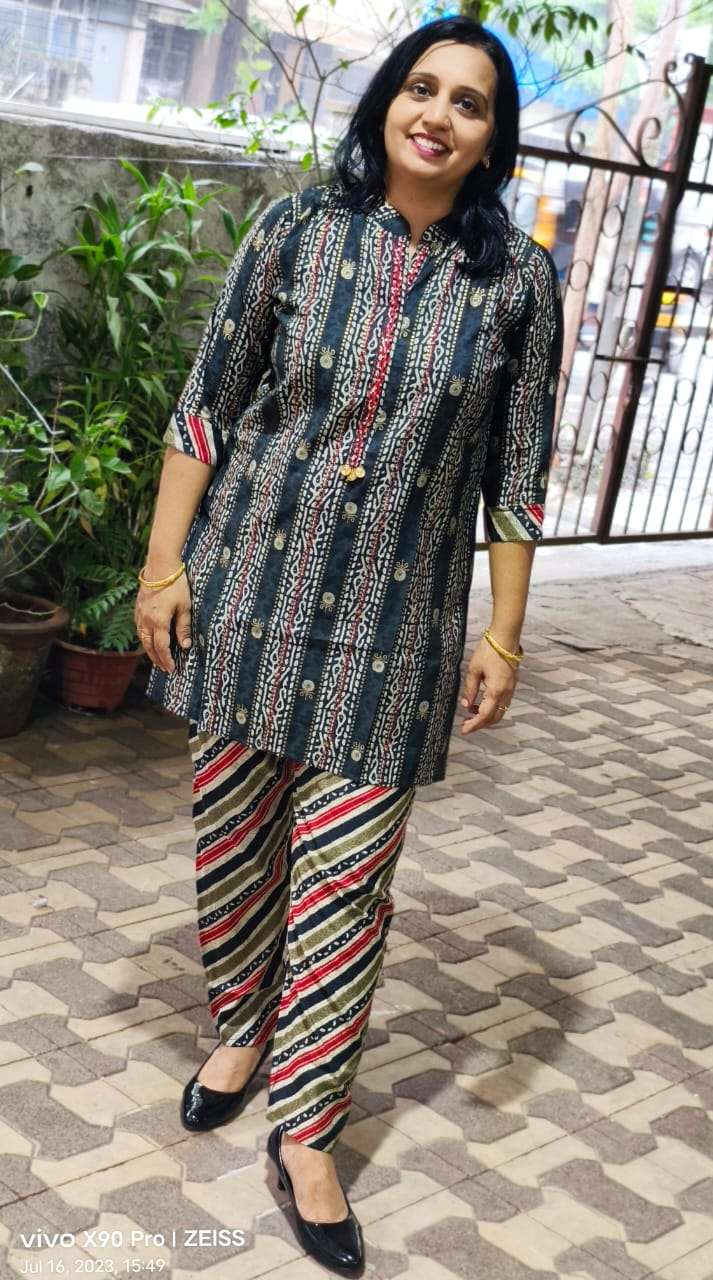 New Lunch Modal Silk Co-ord set Kurti Wholesale catalog