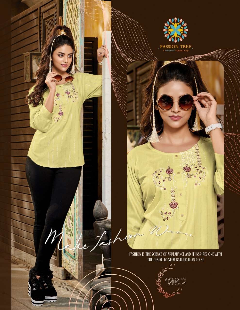 Passion Tree Flair Glow Vol 1 Kurti Wholesale catalog