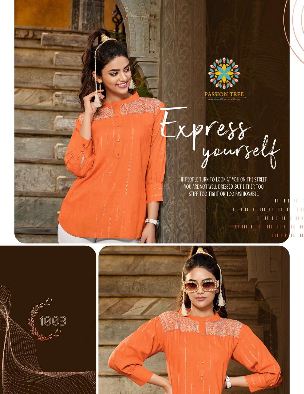 Passion Tree Flair Glow Vol 1 Kurti Wholesale catalog