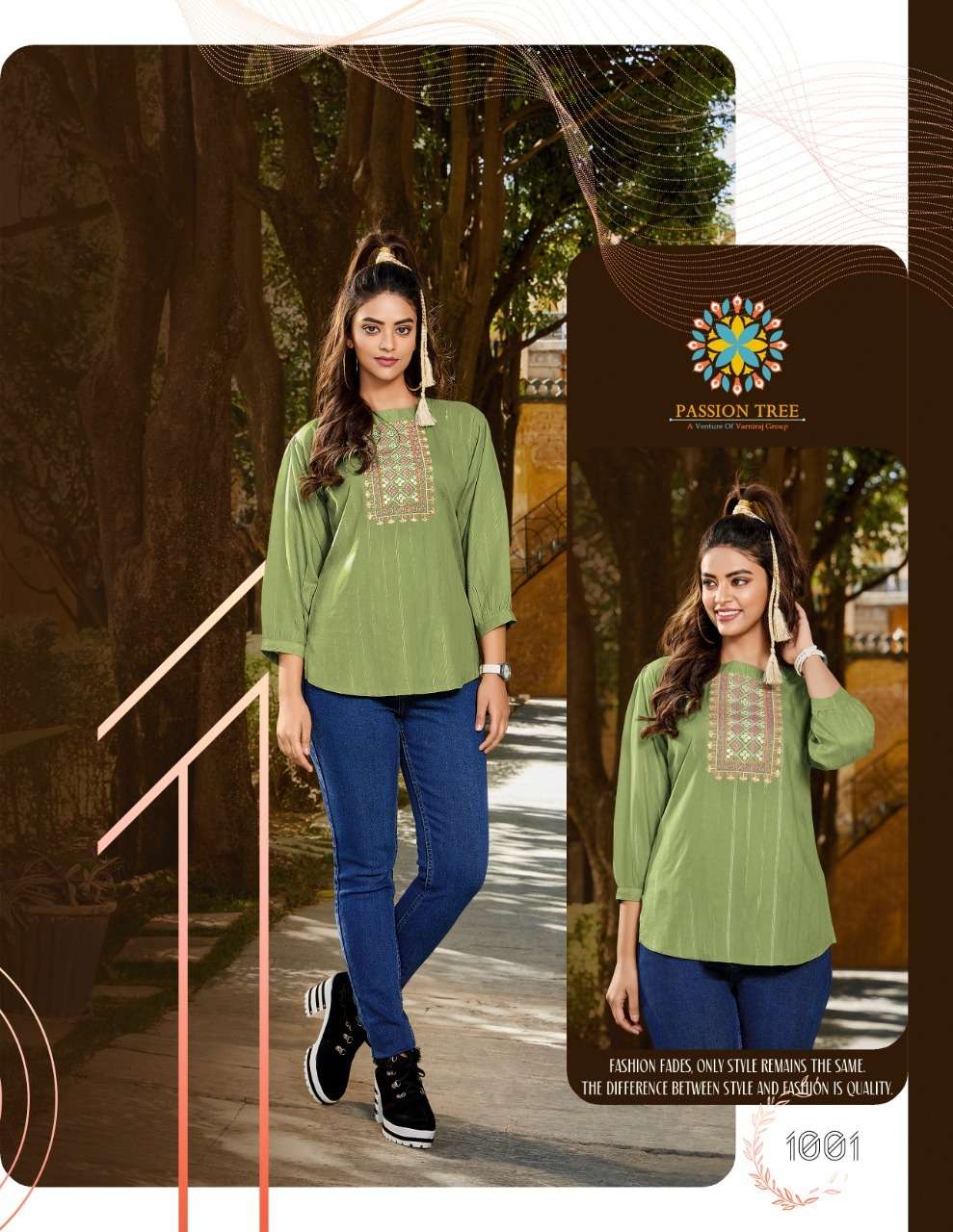 Passion Tree Flair Glow Vol 1 Kurti Wholesale catalog