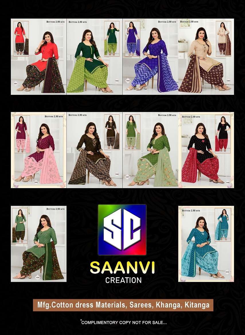 SC Saanvi Sandhya Vol-1 – Dress Material