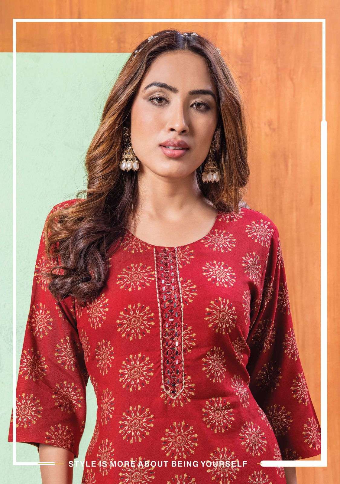 WANNA GEET RAYON Kurti Wholesale catalog