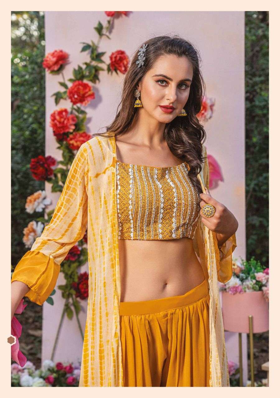 WANNA SABAH CROP TOP  Gown Kurti Wholesale catalog