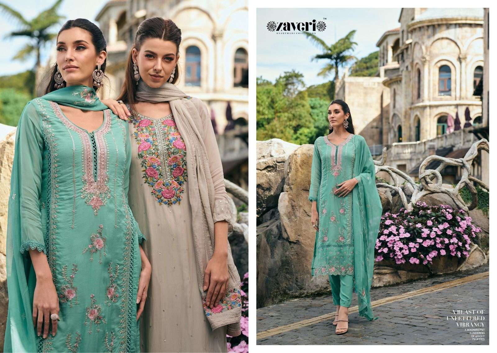 Zaveri  URFI  organza with fancy embroidery Kurti Wholesale catalog