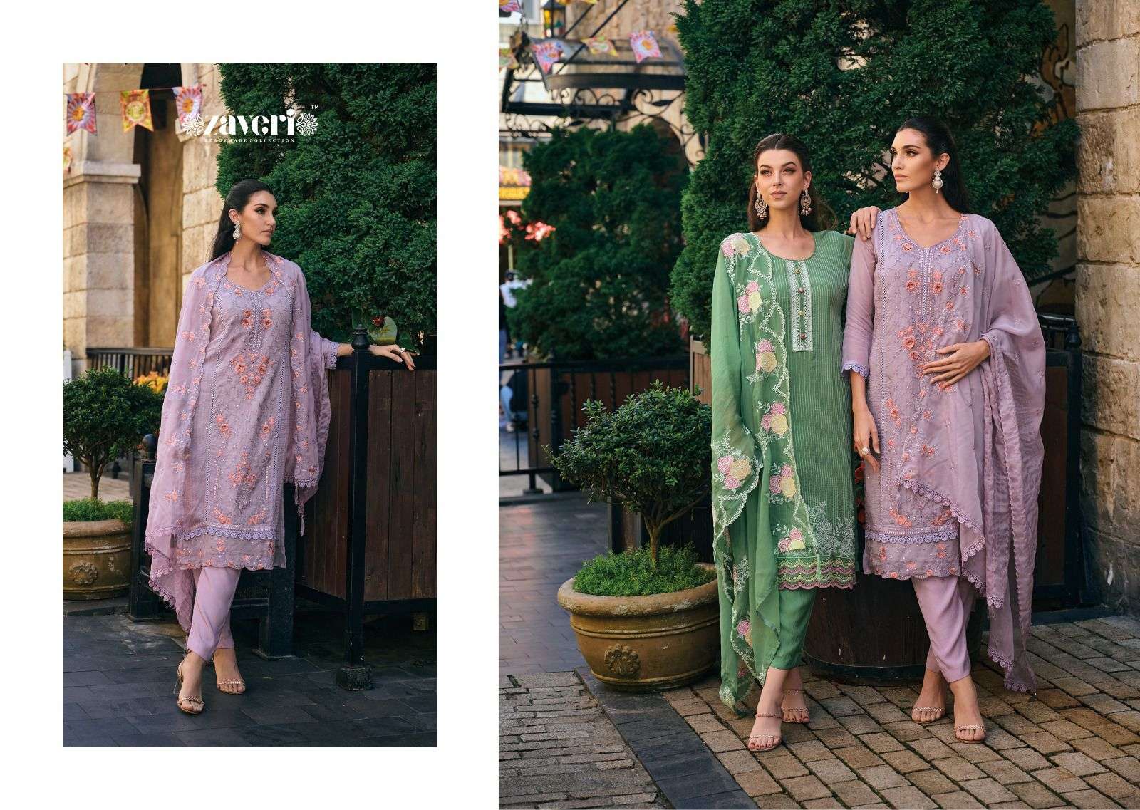 Zaveri  URFI  organza with fancy embroidery Kurti Wholesale catalog