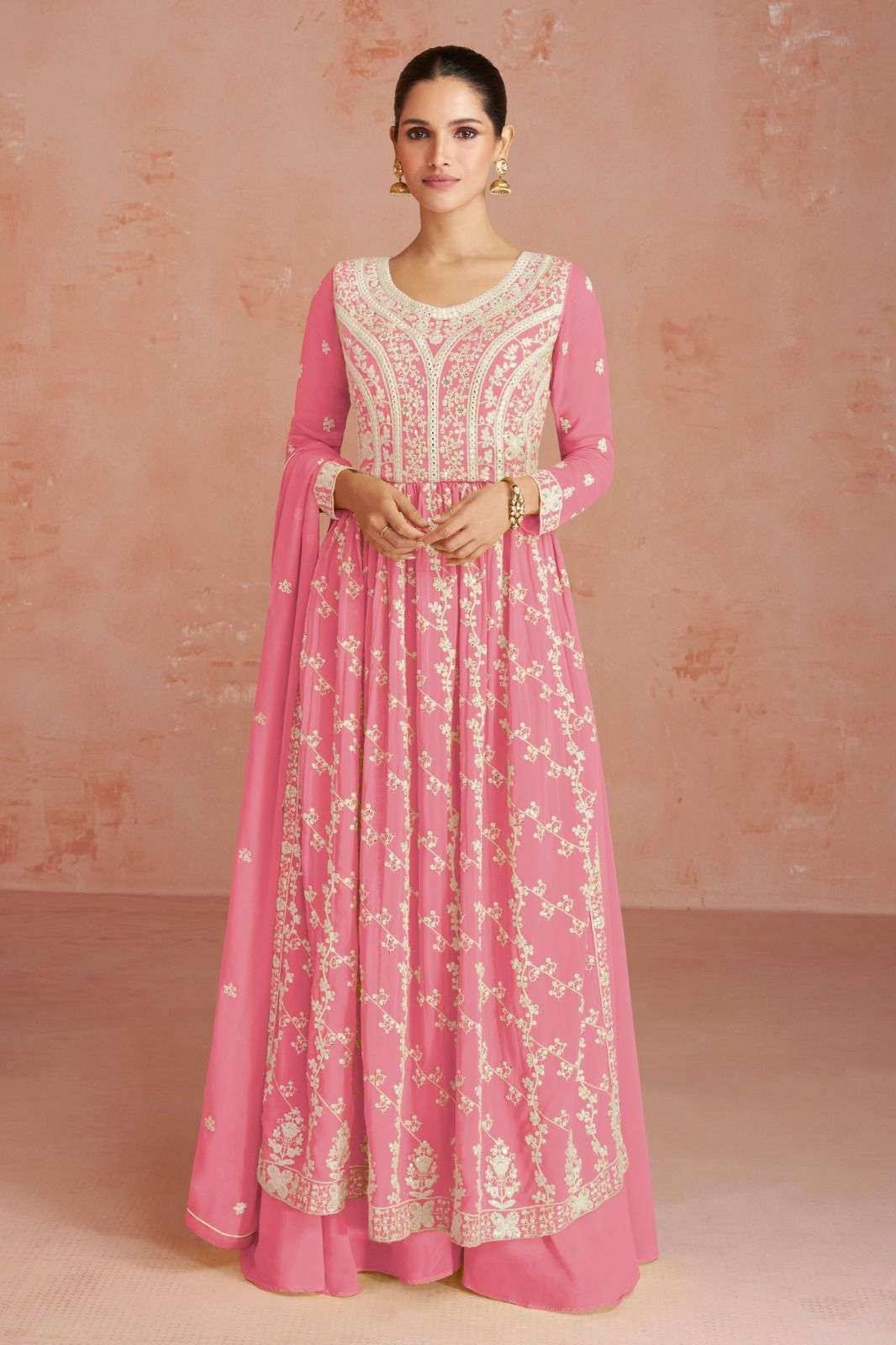 AASHIRWAD INAYA GEORGETTE Salwar kameez Wholesale catalog