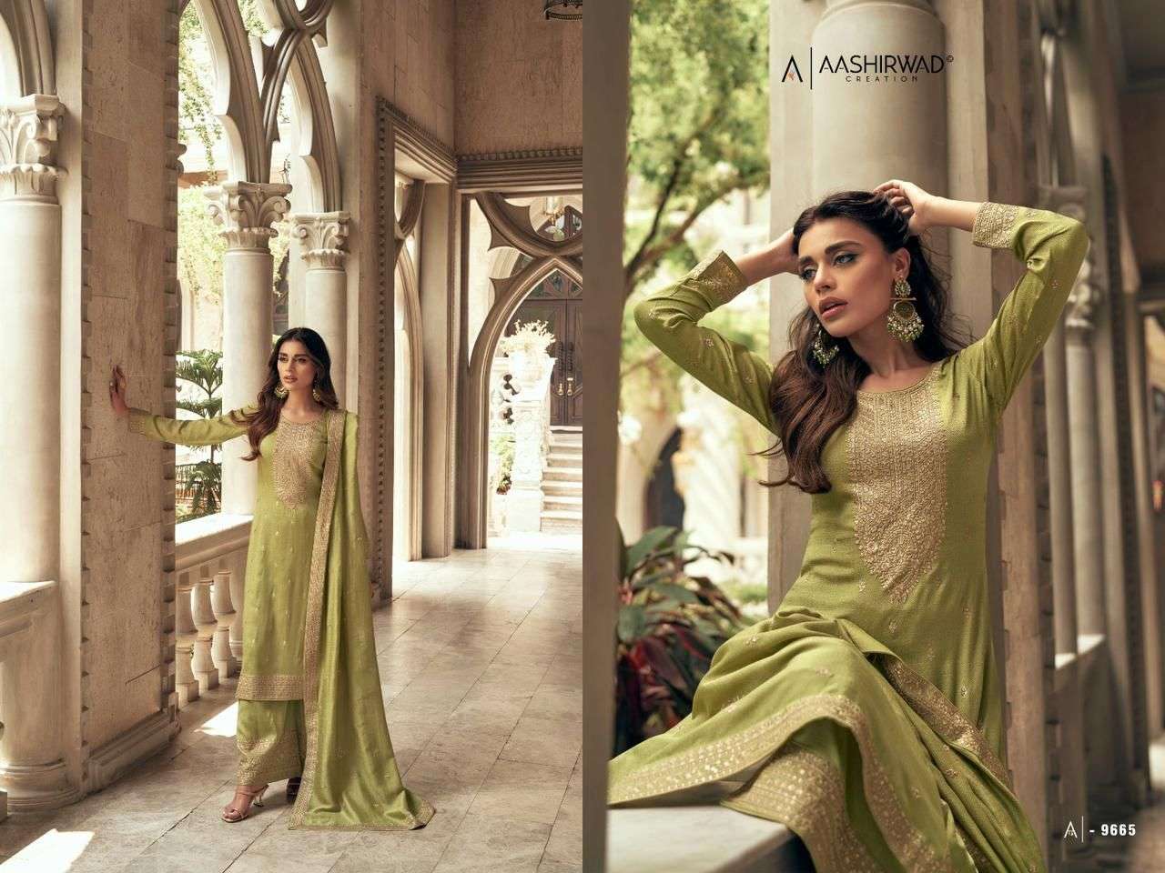 AASHIRWAD ZEEYA  Salwar kameez Wholesale catalog