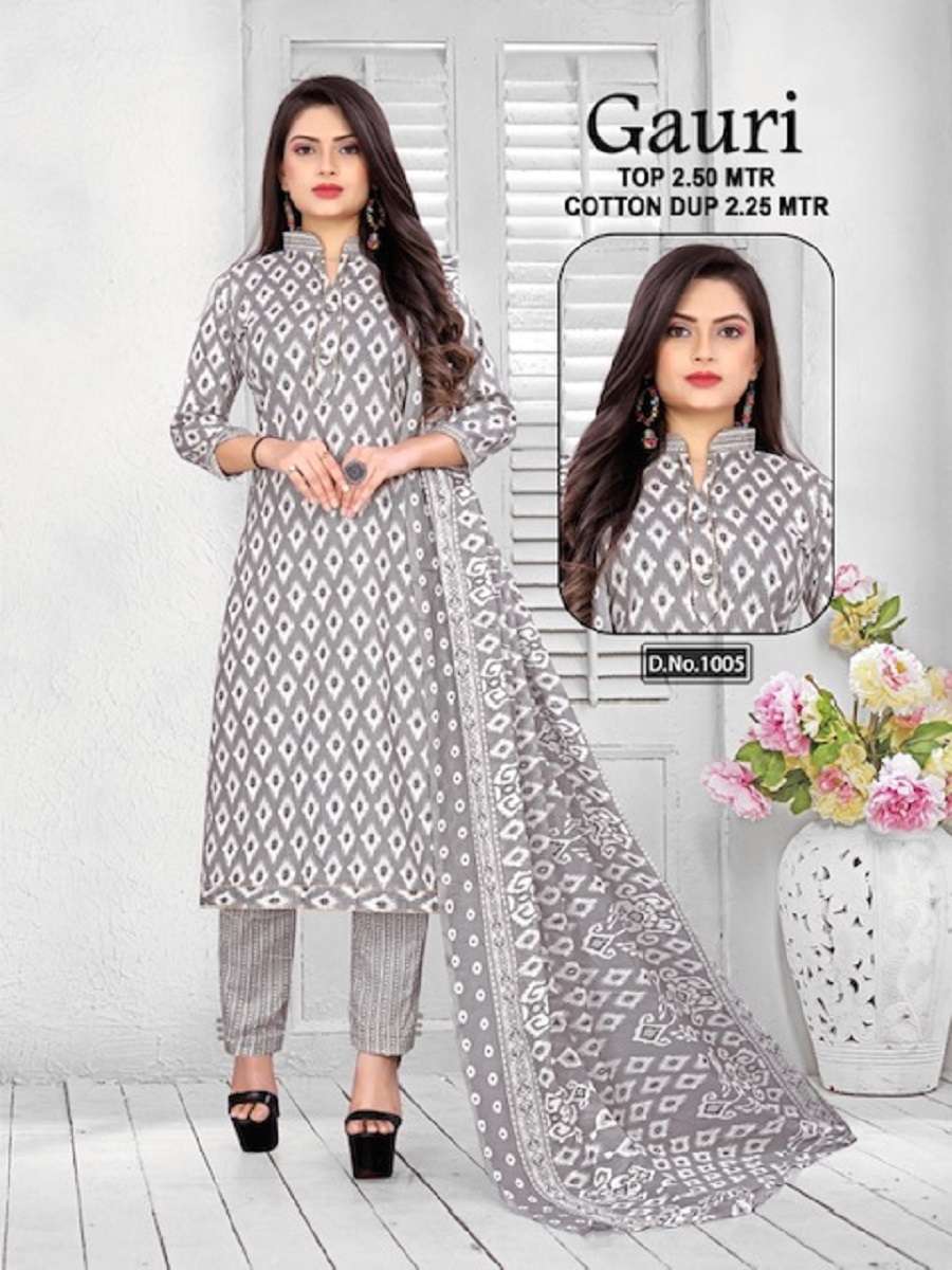 Amit Gauri Vol-1 - Dress Material  - Wholesale Catalog 