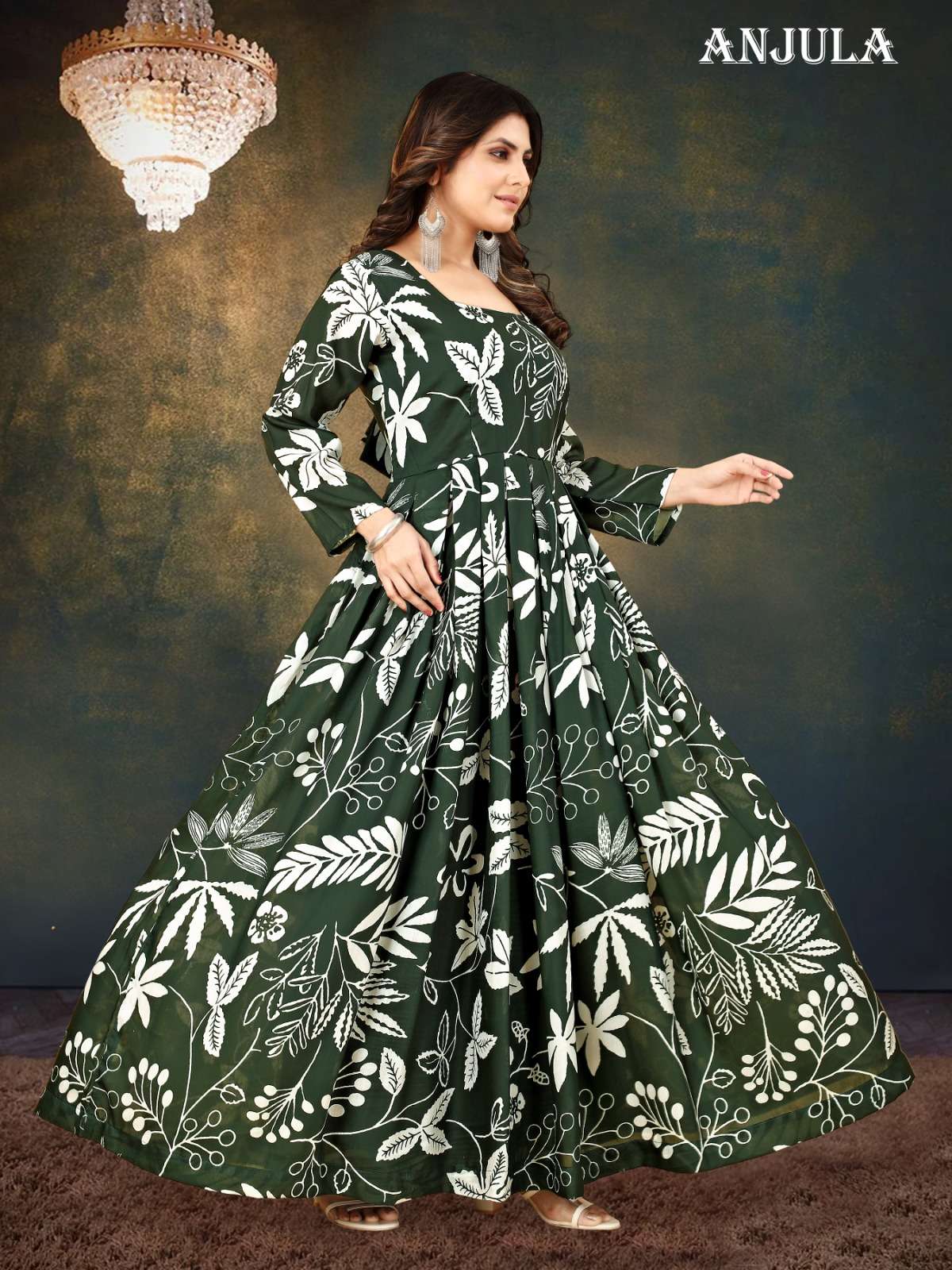 ANJULA VOL-2 Muslin Gown Kurti Wholesale catalog
