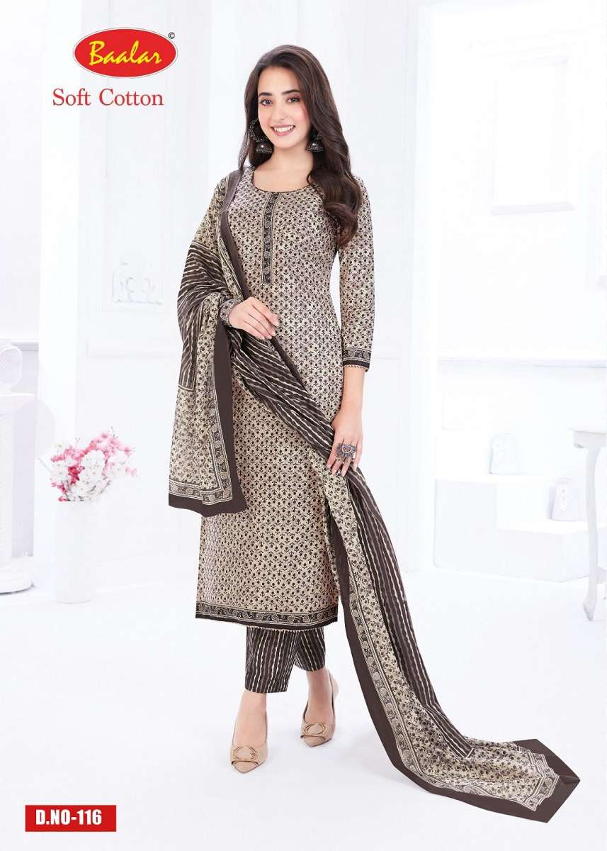 Baalar Soft Cotton Karachi – Dress Material - Wholesale Catalog