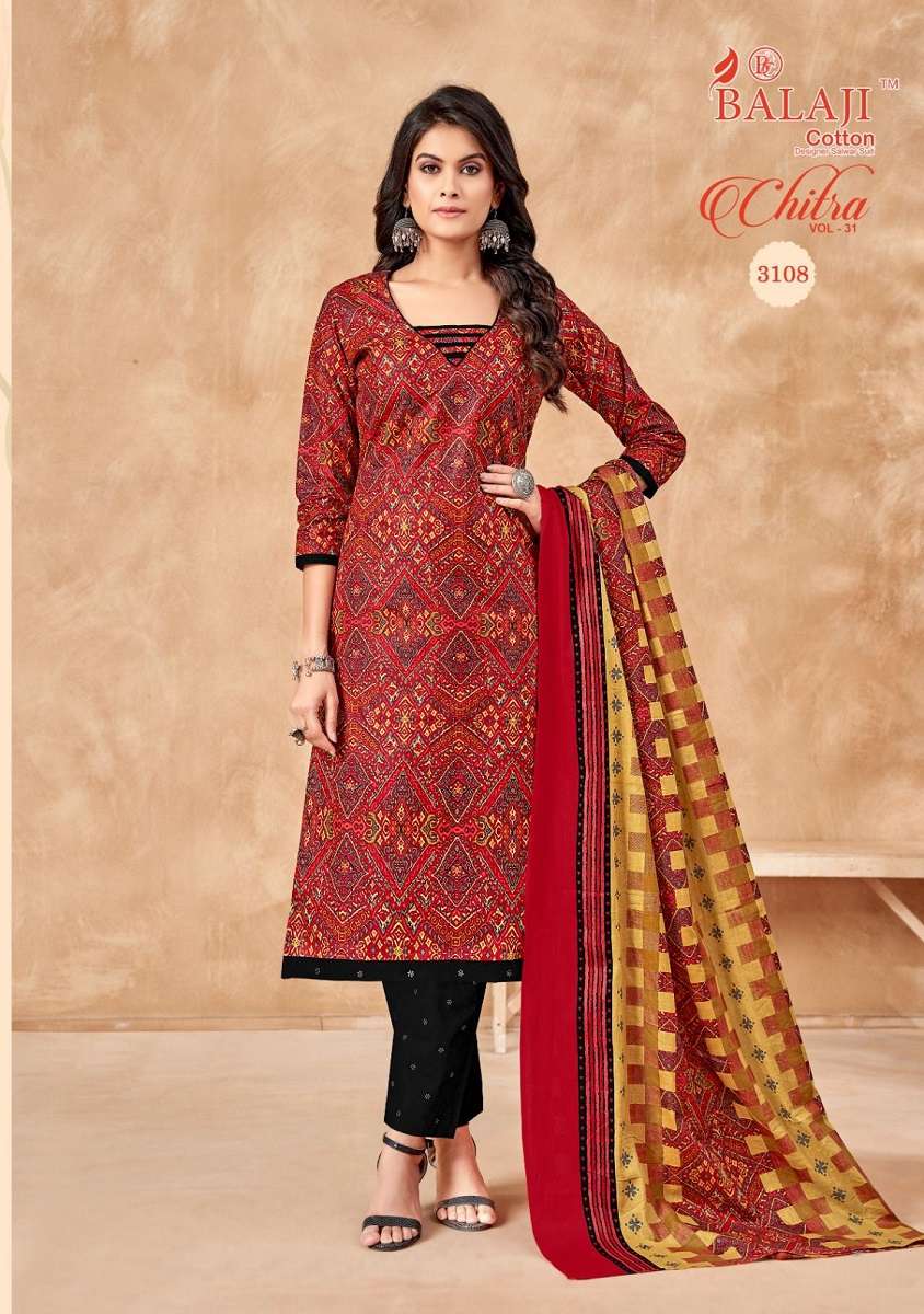 Balaji Chitra Vol-31-  Dress Material  - Wholesale Catalog