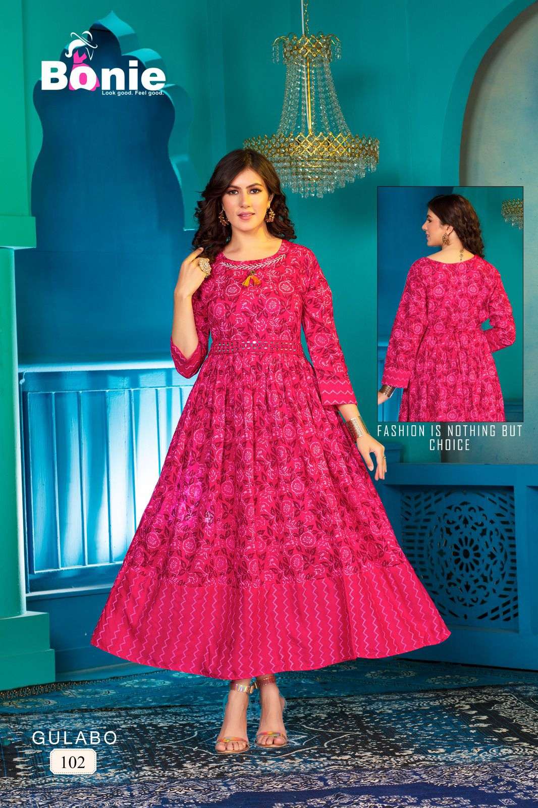 BONIE GULABO  RAYON 14 KG Kurti Wholesale catalog