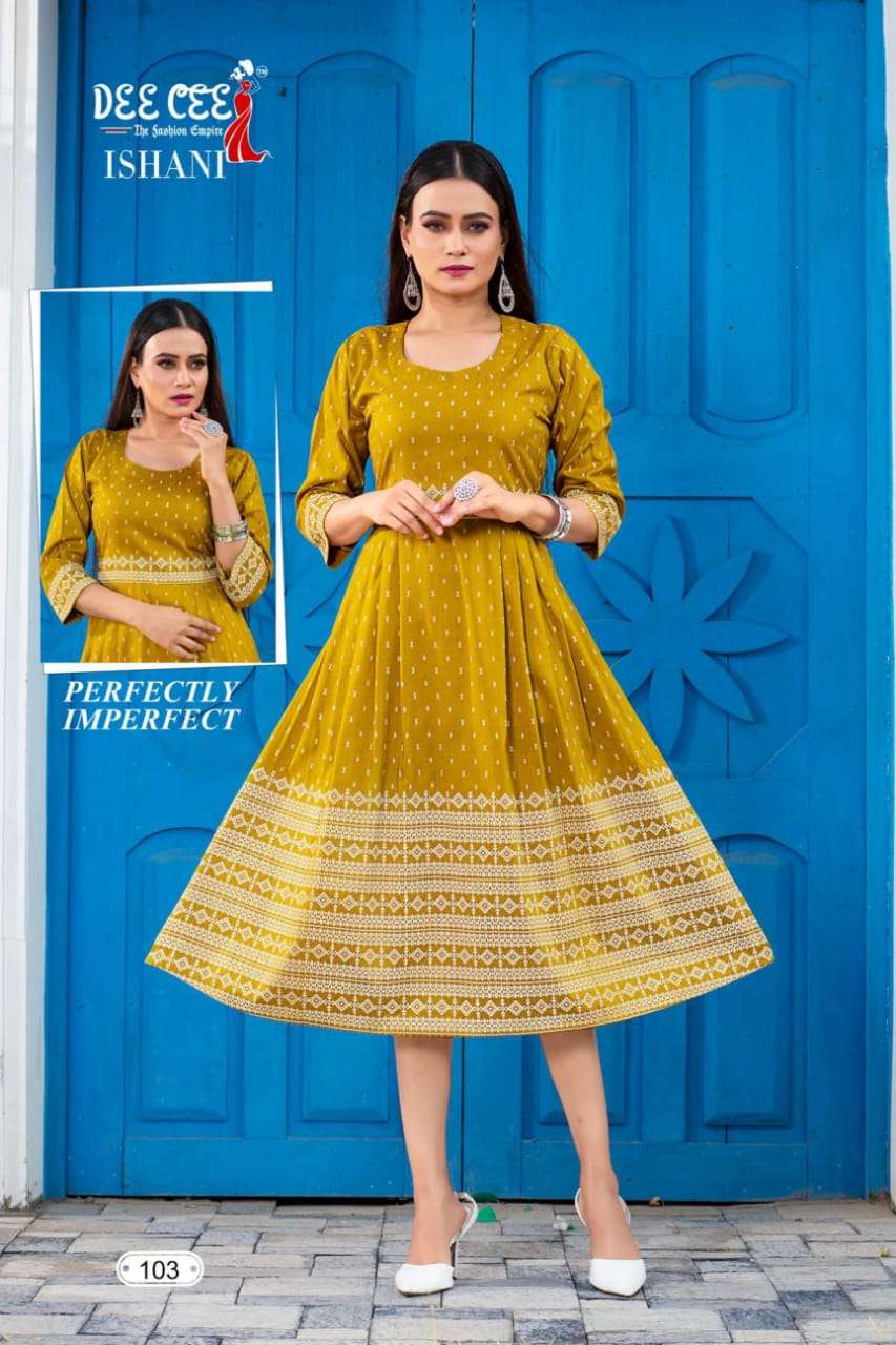 DEECEE ISHANI Kurti Wholesale catalog
