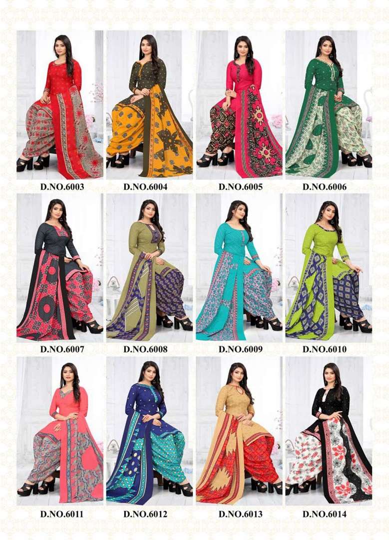 Ganesha Desi Patiyala Vol-6 – Readymade With Inner - Wholtex Catalog