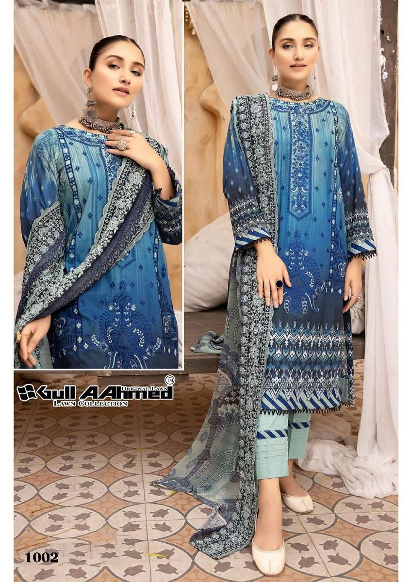 Gull Ahmed Zarqash – Embroidery Lawn Collection - Wholesale Catalog