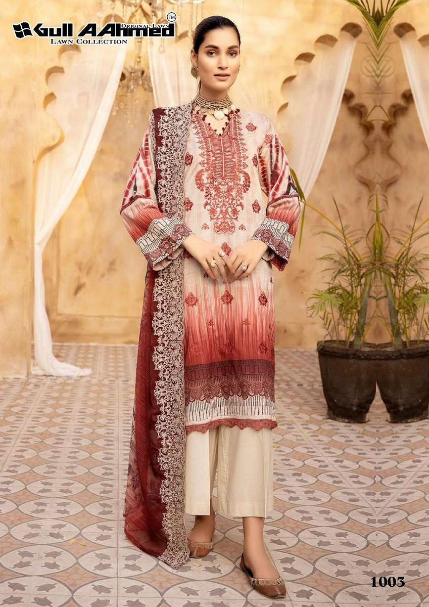 Gull Ahmed Zarqash – Embroidery Lawn Collection - Wholesale Catalog