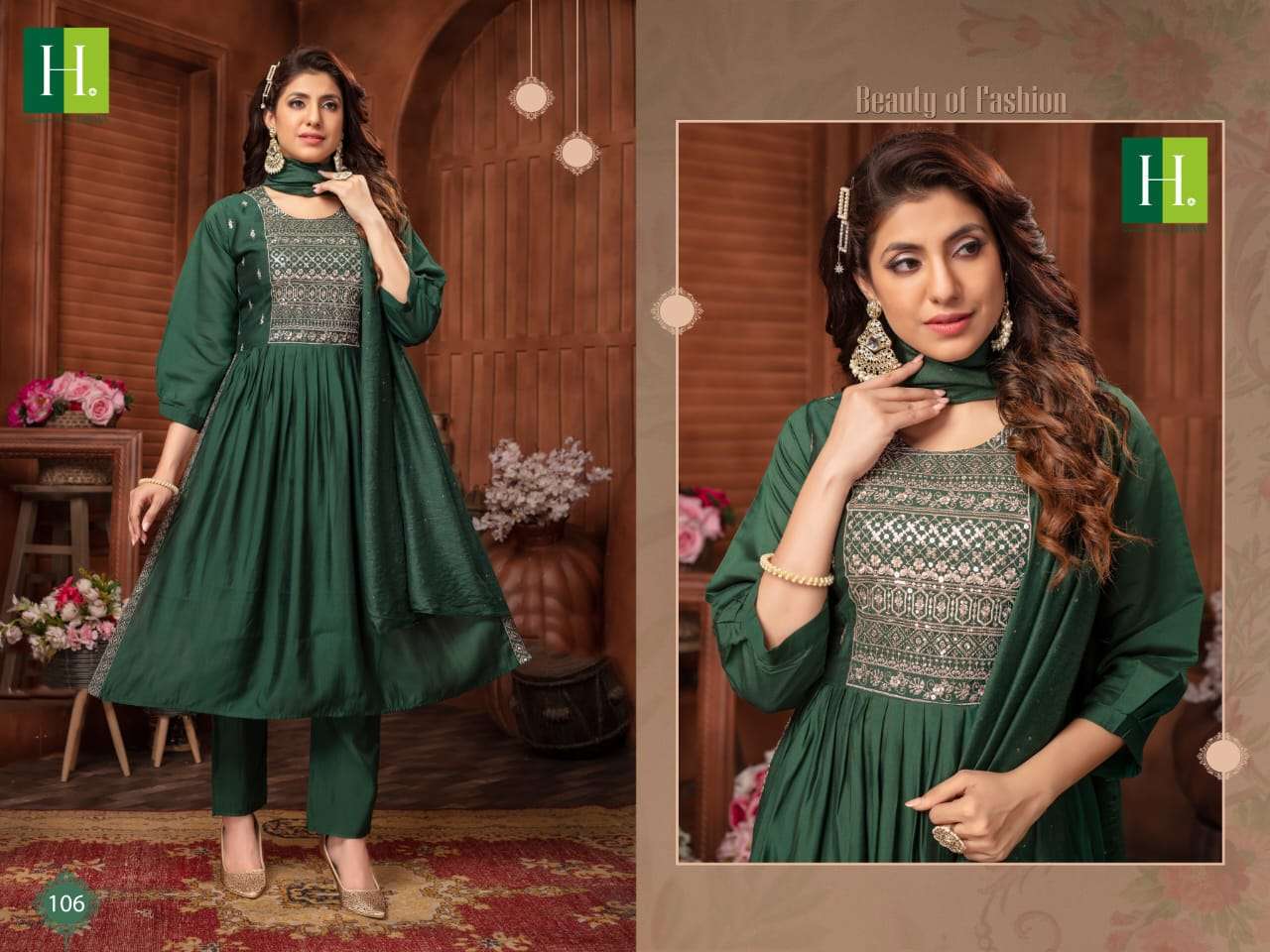 HIRWA SARGAM Naira Cut Kurti Wholesale catalog